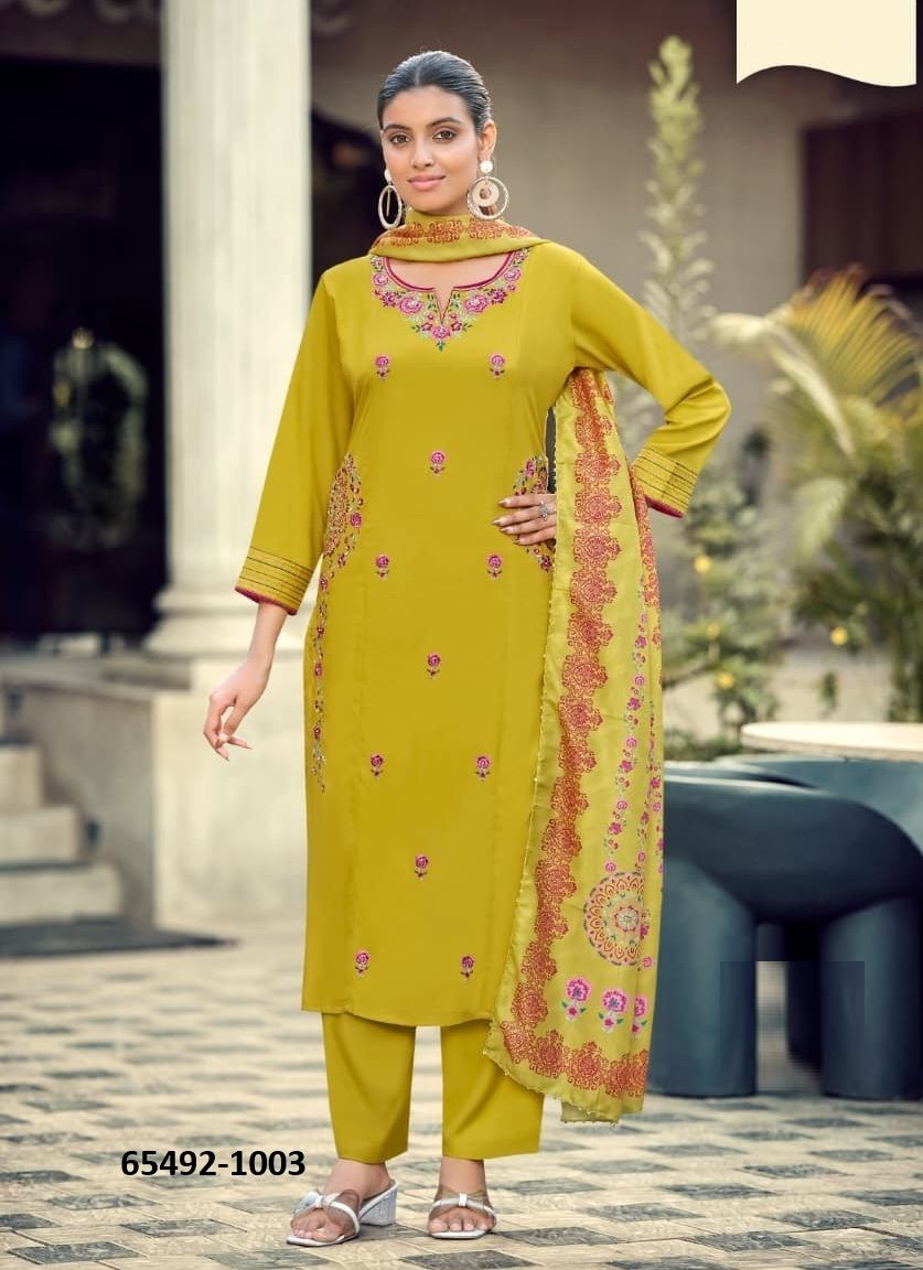 AASTHA 2 - Catalog # 65492 (Set of 4 Readymade Salwar Suits) AASTHA 2 - Catalog # 65492 (Set of 4 Readymade Salwar Suits)