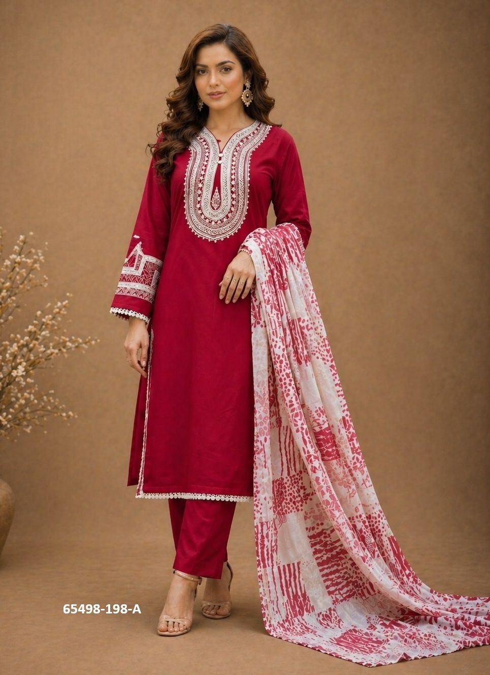 SERIES 198 - Catalog # 65498 (Set of 4 Readymade Salwar Suits) SERIES 198 - Catalog # 65498 (Set of 4 Readymade Salwar Suits)