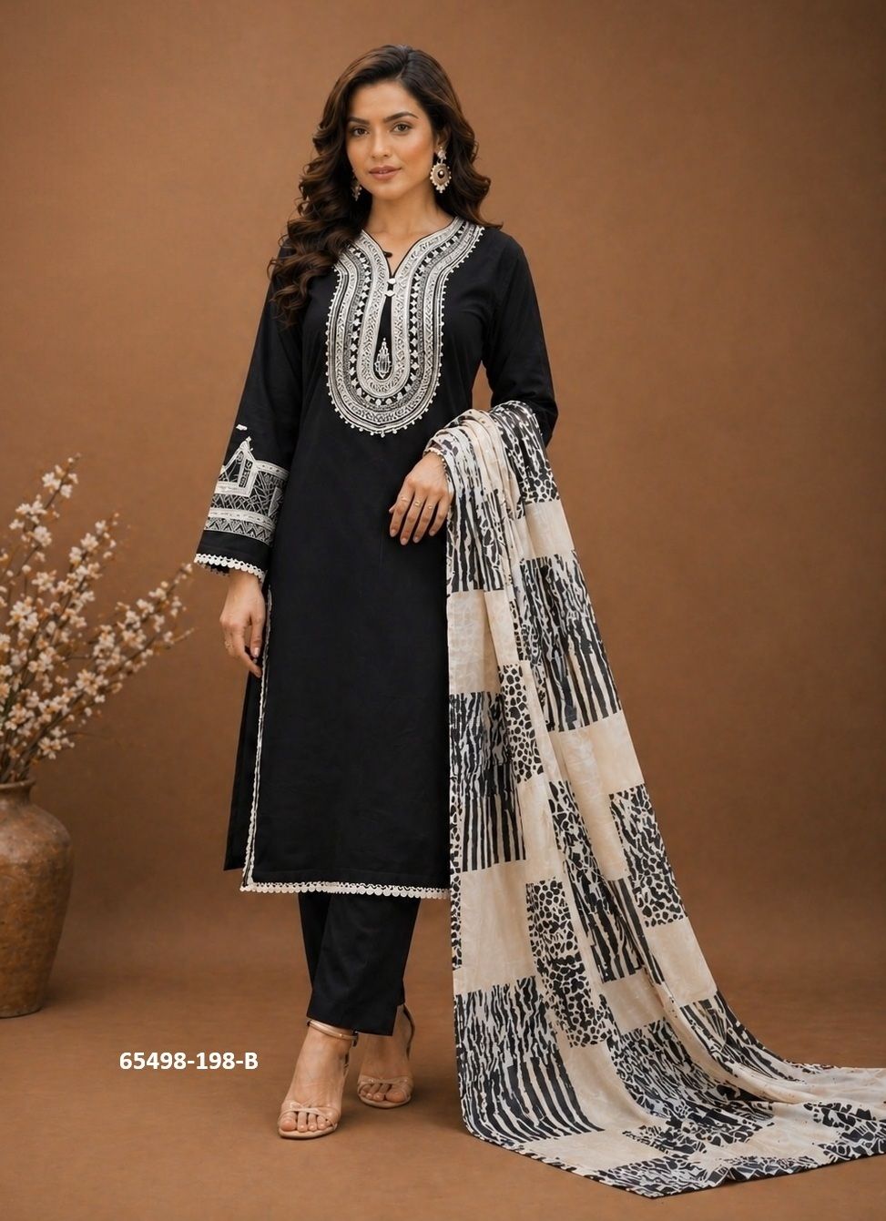 SERIES 198 - Catalog # 65498 (Set of 4 Readymade Salwar Suits) SERIES 198 - Catalog # 65498 (Set of 4 Readymade Salwar Suits)