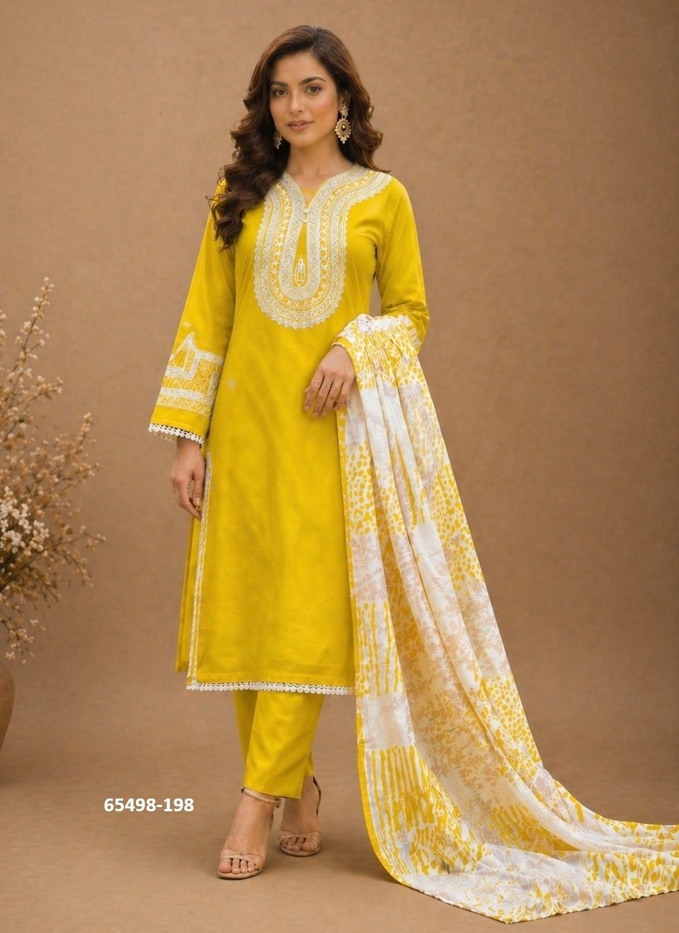 SERIES 198 - Catalog # 65498 (Set of 4 Readymade Salwar Suits) SERIES 198 - Catalog # 65498 (Set of 4 Readymade Salwar Suits)