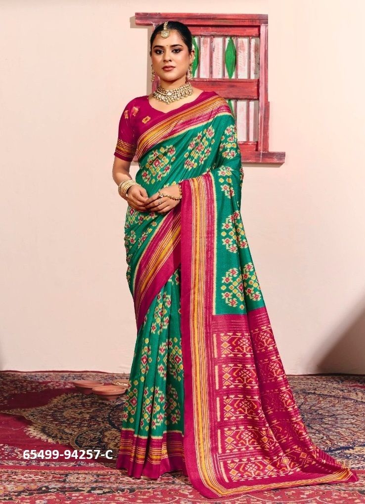 SENTOSA SILK - Catalog # 65499 (Set of 6 Sarees) SENTOSA SILK - Catalog # 65499 (Set of 6 Sarees)