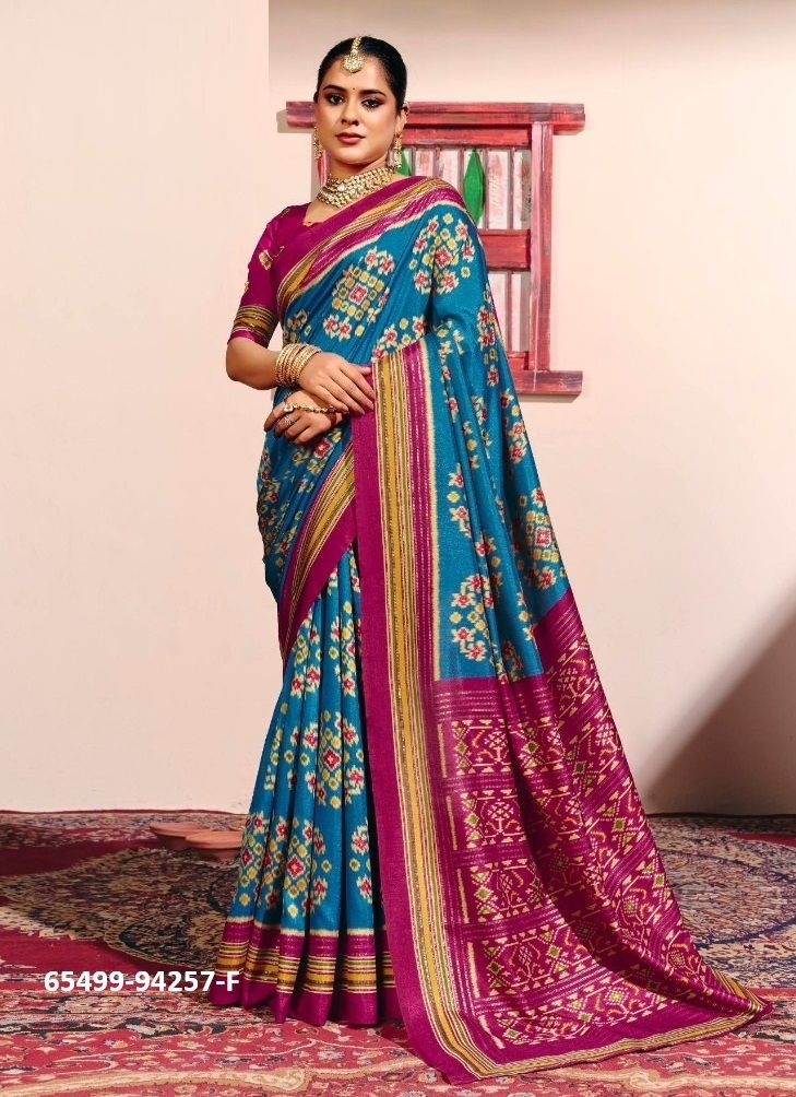 SENTOSA SILK - Catalog # 65499 (Set of 6 Sarees) SENTOSA SILK - Catalog # 65499 (Set of 6 Sarees)