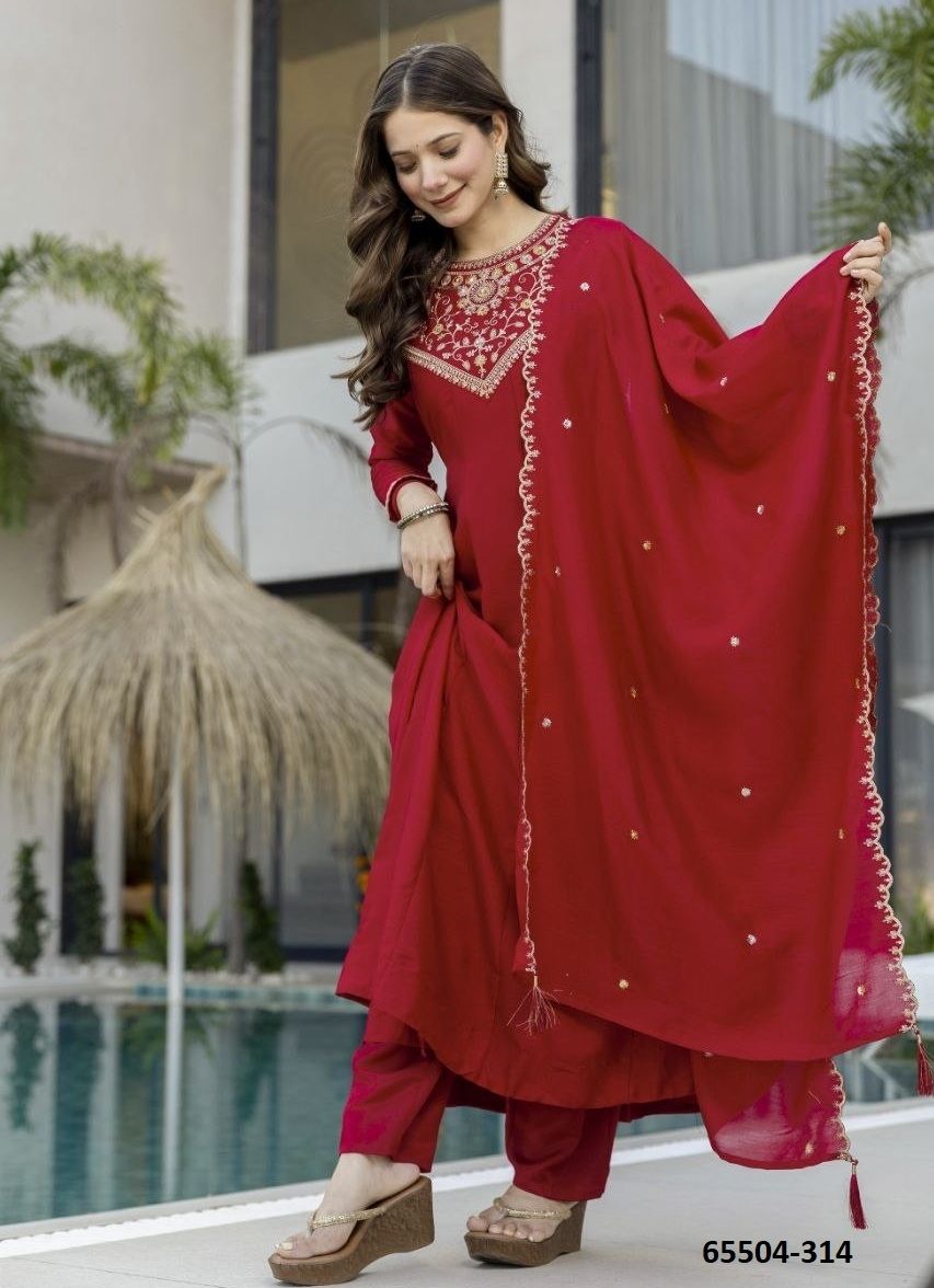SERIES 312 - Catalog # 65504 (Set of 5 Readymade Salwar Suits) SERIES 312 - Catalog # 65504 (Set of 5 Readymade Salwar Suits)