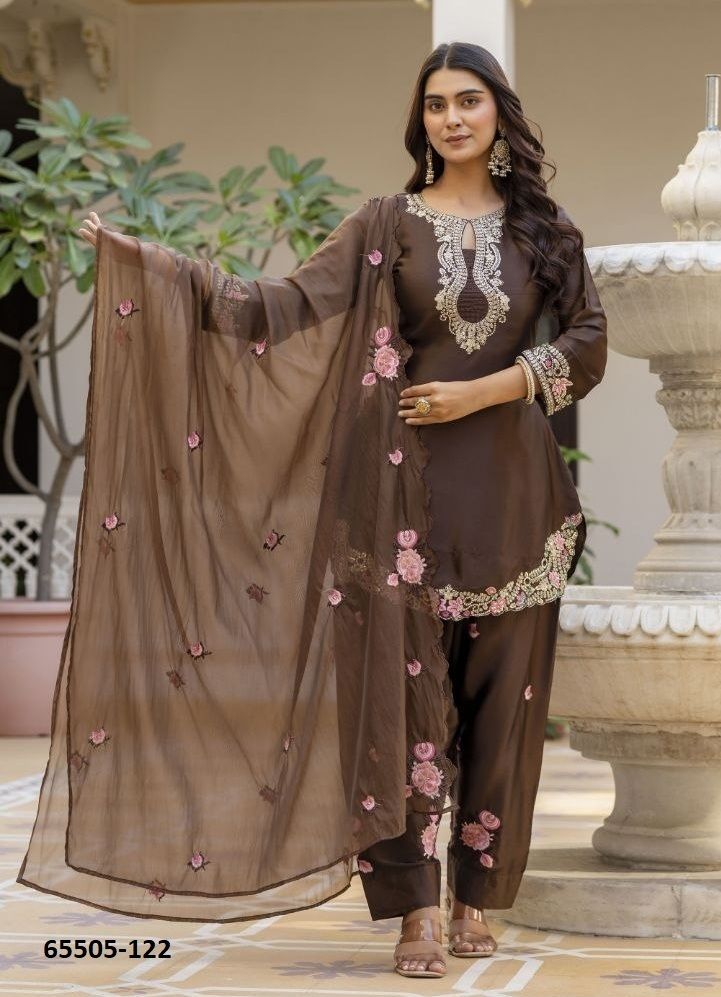 SERIES 121 - Catalog # 65505 (Set of 4 Readymade Salwar Suits)