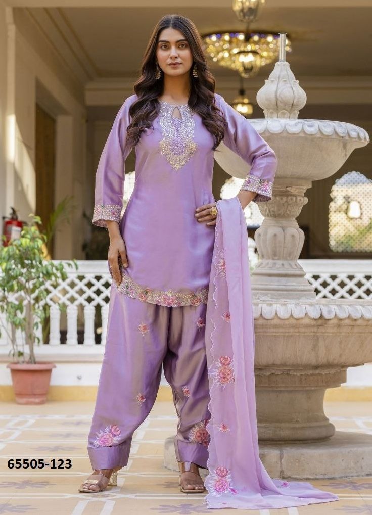 SERIES 121 - Catalog # 65505 (Set of 4 Readymade Salwar Suits)