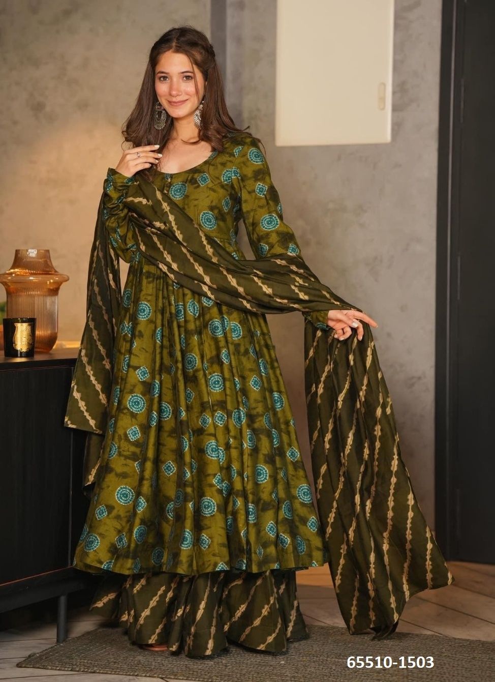 LUCAYA 15 - Catalog # 65510 (Set of 5 Readymade Salwar Suits)
