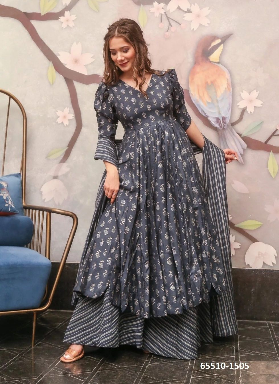 LUCAYA 15 - Catalog # 65510 (Set of 5 Readymade Salwar Suits)