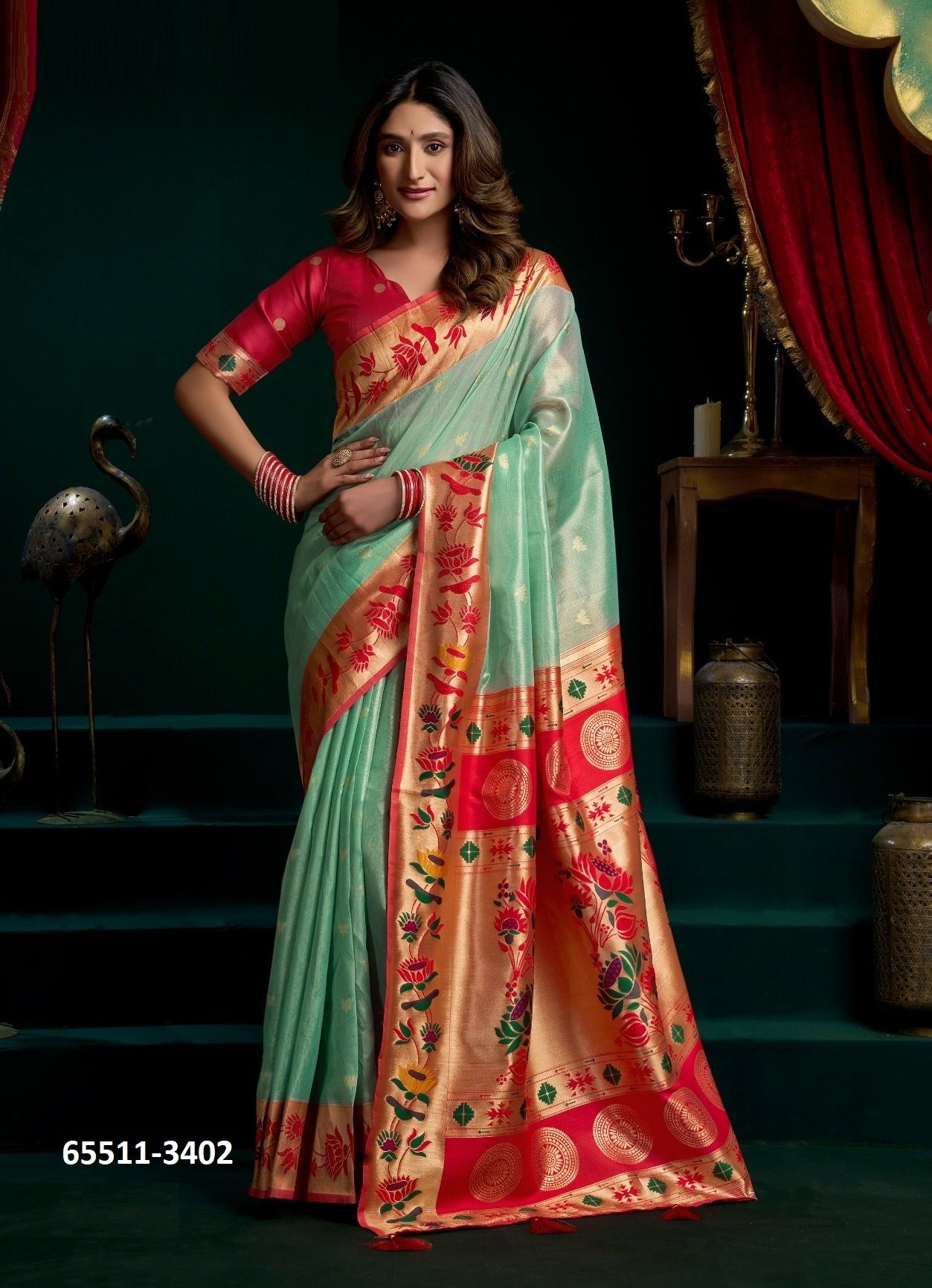 SEERAT - Catalog # 65511 (Set of 6 Sarees) SEERAT - Catalog # 65511 (Set of 6 Sarees)