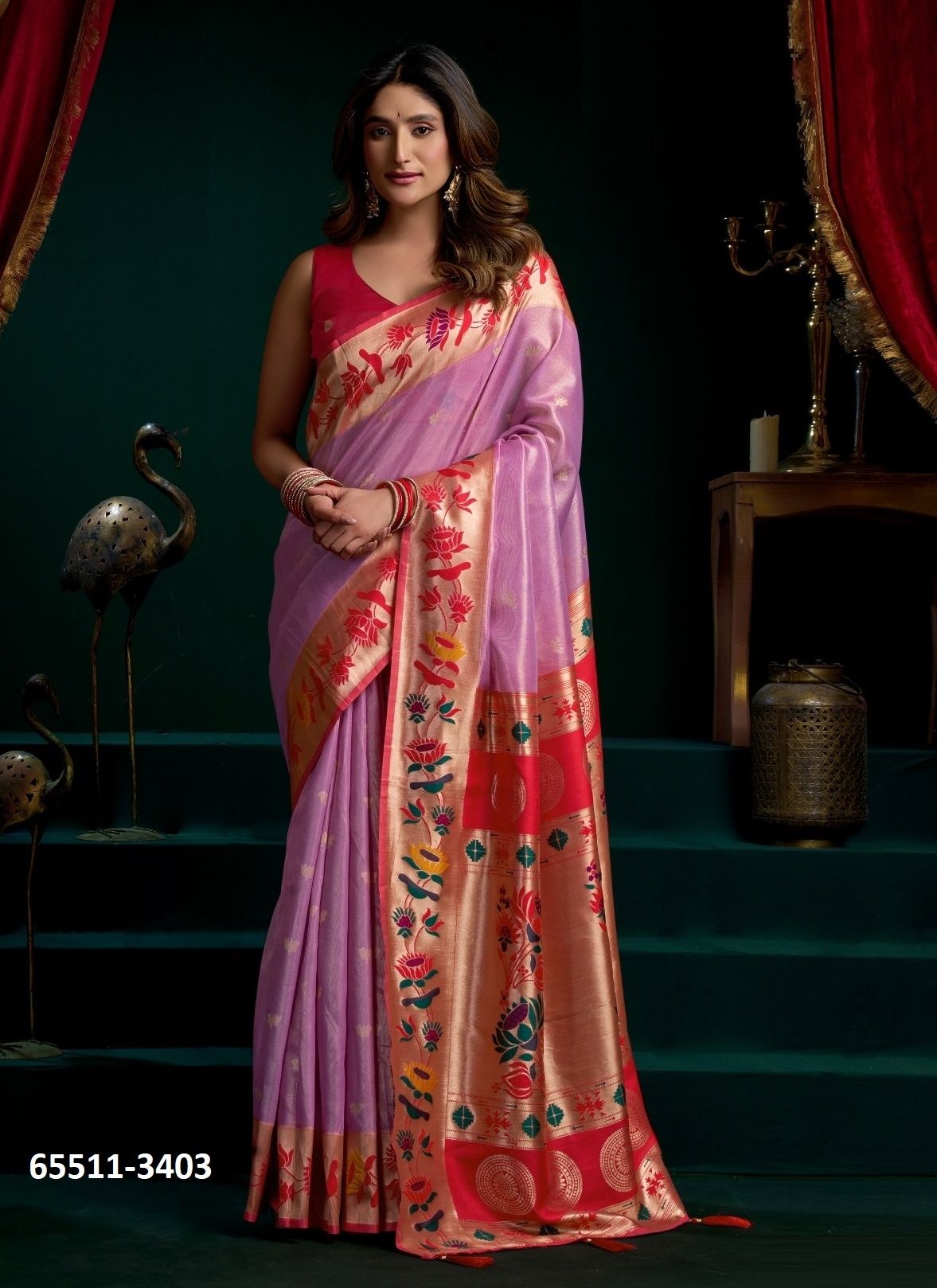 SEERAT - Catalog # 65511 (Set of 6 Sarees) SEERAT - Catalog # 65511 (Set of 6 Sarees)