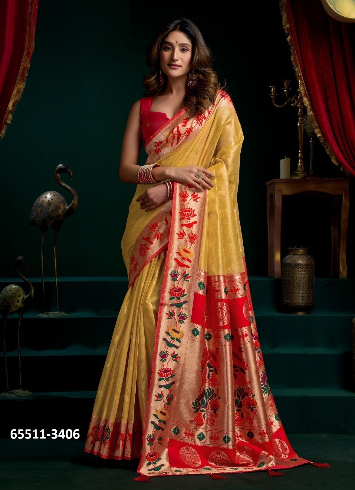 SEERAT - Catalog # 65511 (Set of 6 Sarees) SEERAT - Catalog # 65511 (Set of 6 Sarees)