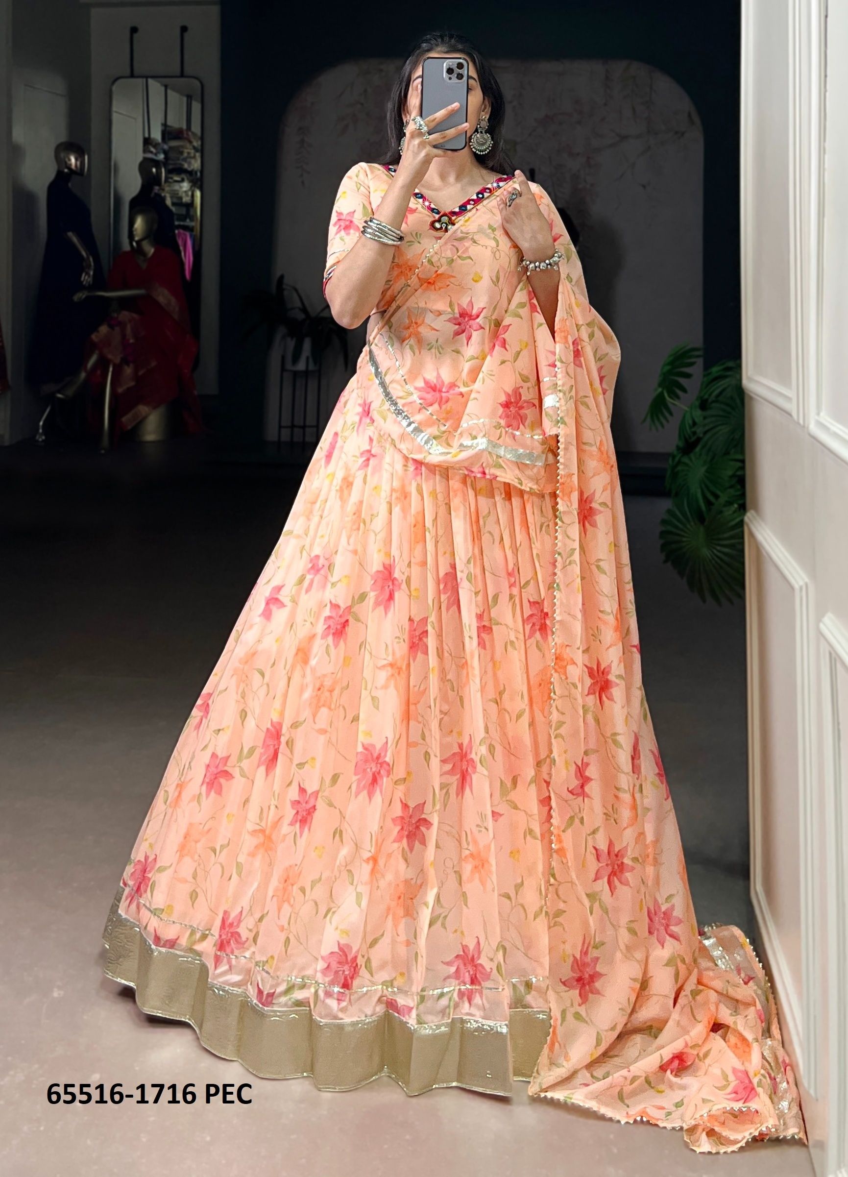 SERIES 1716 - Catalog # 65516 (Set of 4 Readymade Lehengas) SERIES 1716 - Catalog # 65516 (Set of 4 Readymade Lehengas)