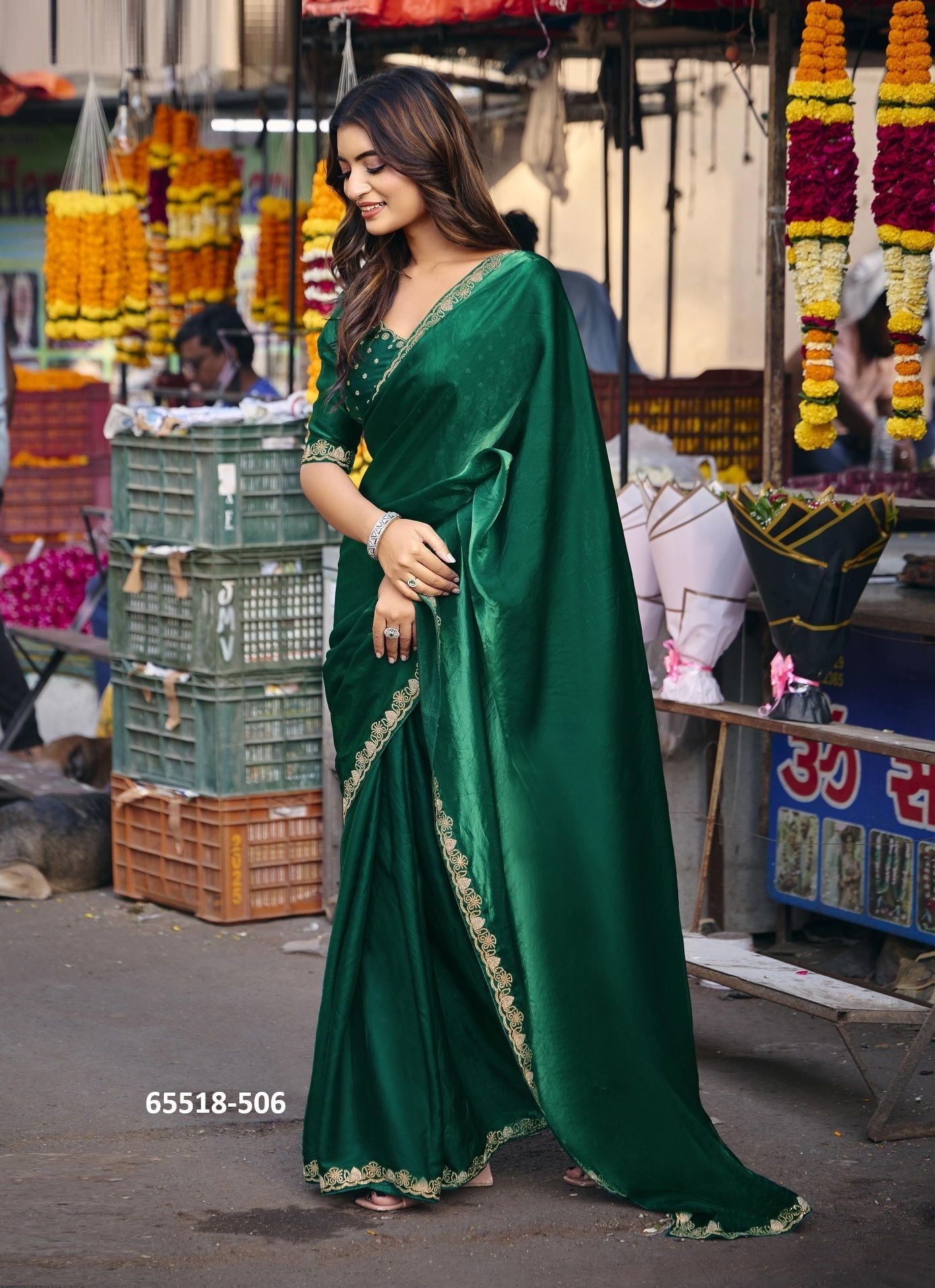 AURIKA 5 - Catalog # 65518 (Set of 6 Sarees) AURIKA 5 - Catalog # 65518 (Set of 6 Sarees)