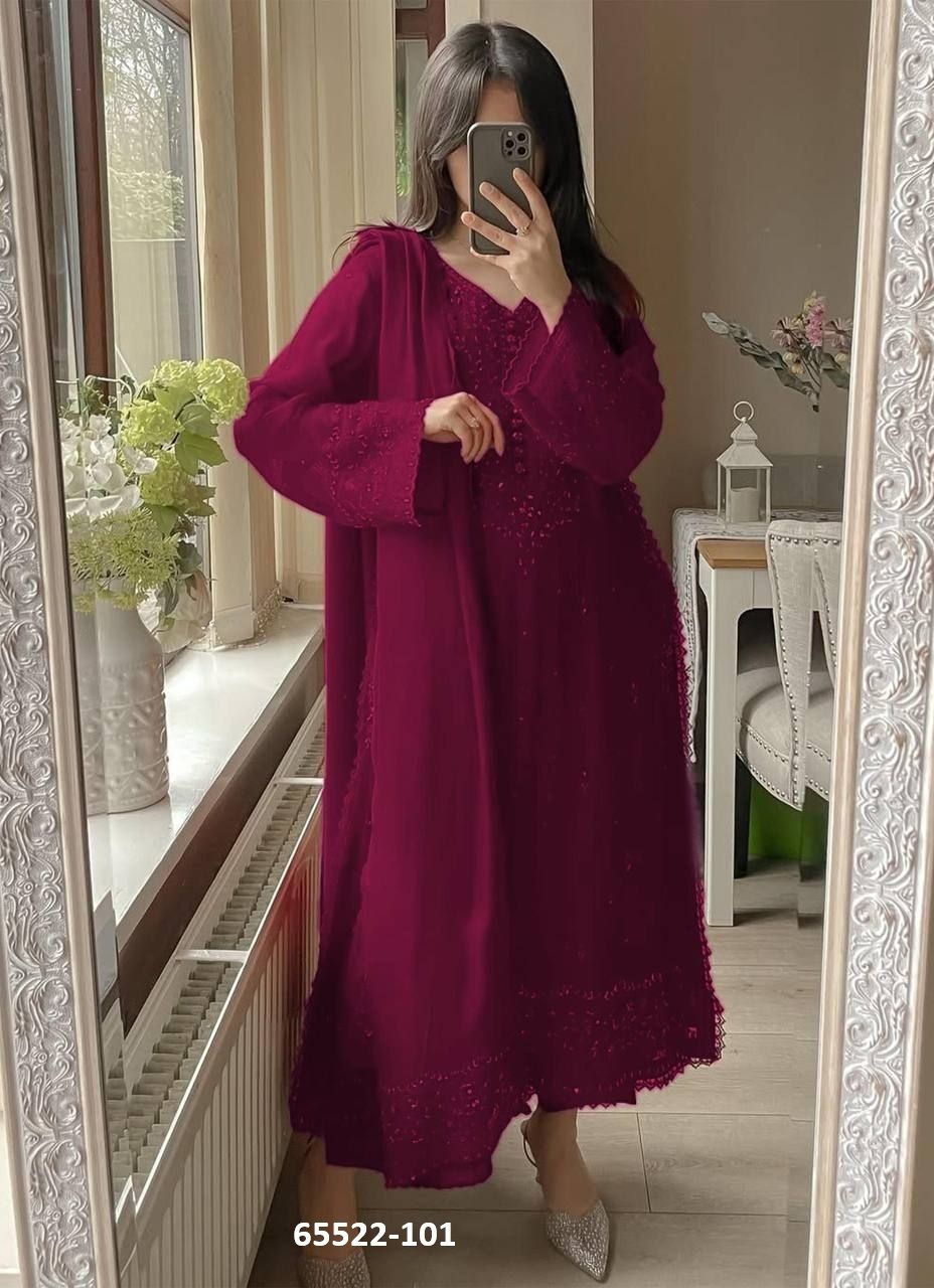 SERIES 101 - Catalog # 65522 (Set of 4 Readymade Salwar Suits) SERIES 101 - Catalog # 65522 (Set of 4 Readymade Salwar Suits)