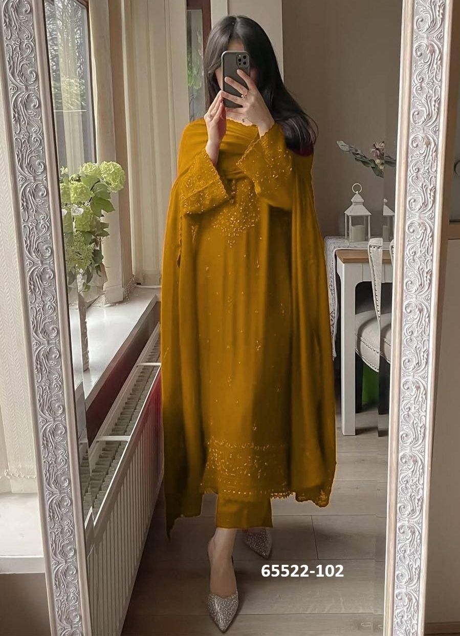 SERIES 101 - Catalog # 65522 (Set of 4 Readymade Salwar Suits) SERIES 101 - Catalog # 65522 (Set of 4 Readymade Salwar Suits)