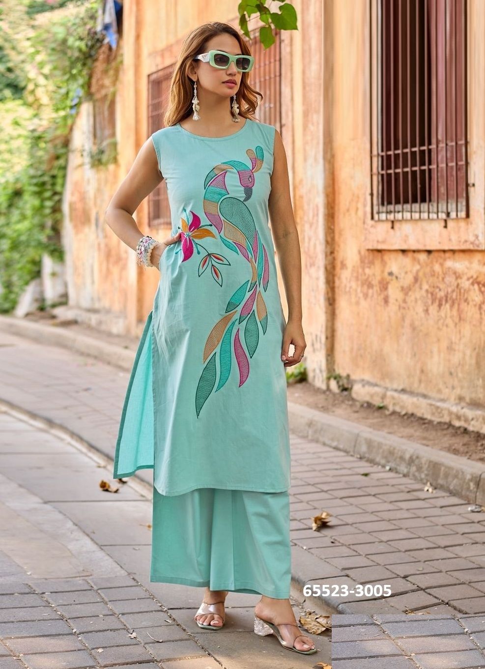 UDAAN - Catalog # 65523 (Set of 6 Tops With Bottoms)