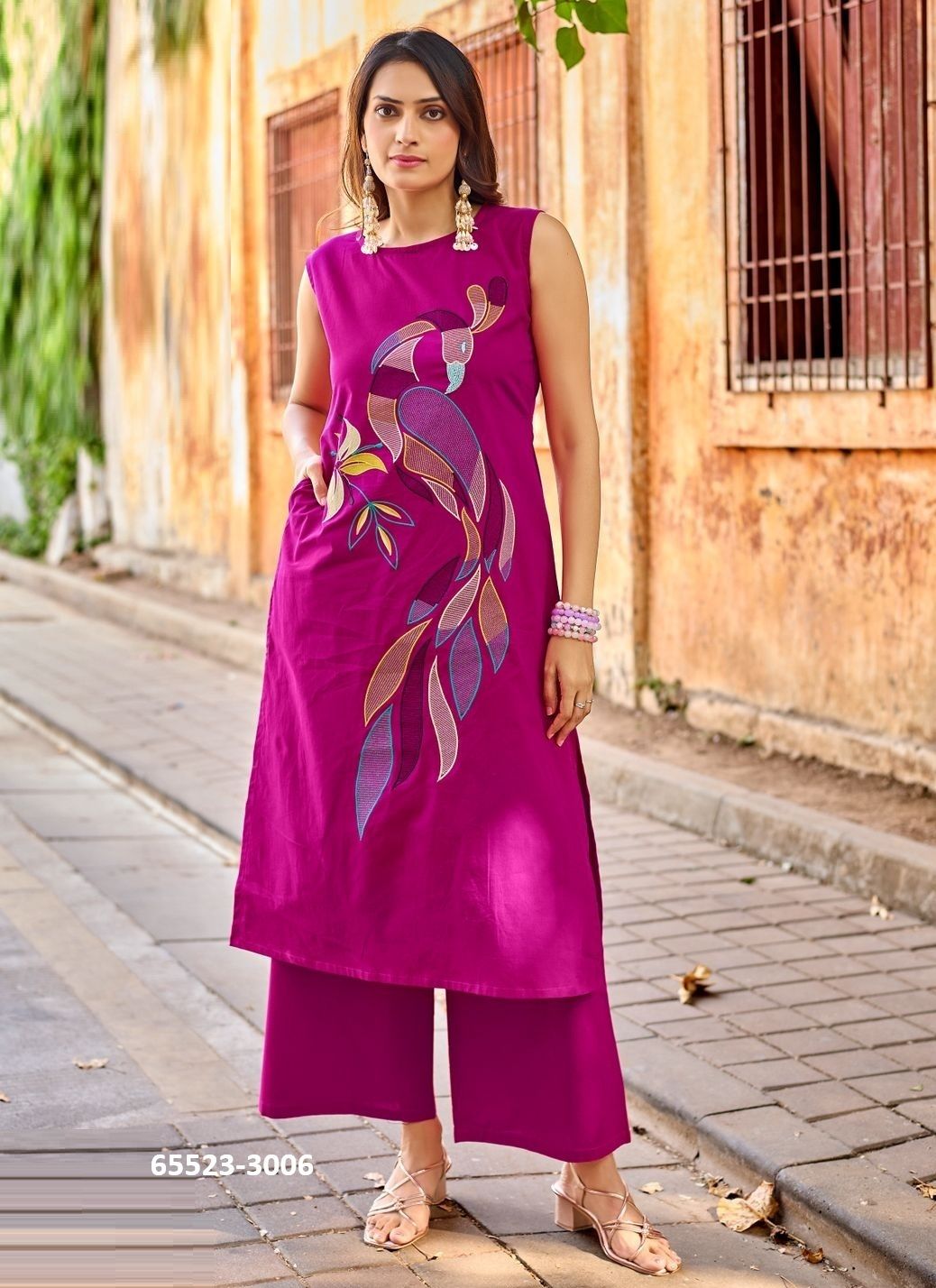 UDAAN - Catalog # 65523 (Set of 6 Tops With Bottoms)
