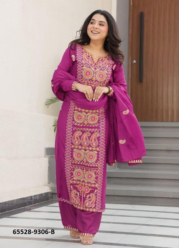 SERIES 9306 - Catalog # 65528 (Set of 3 Readymade Salwar Suits) SERIES 9306 - Catalog # 65528 (Set of 3 Readymade Salwar Suits)