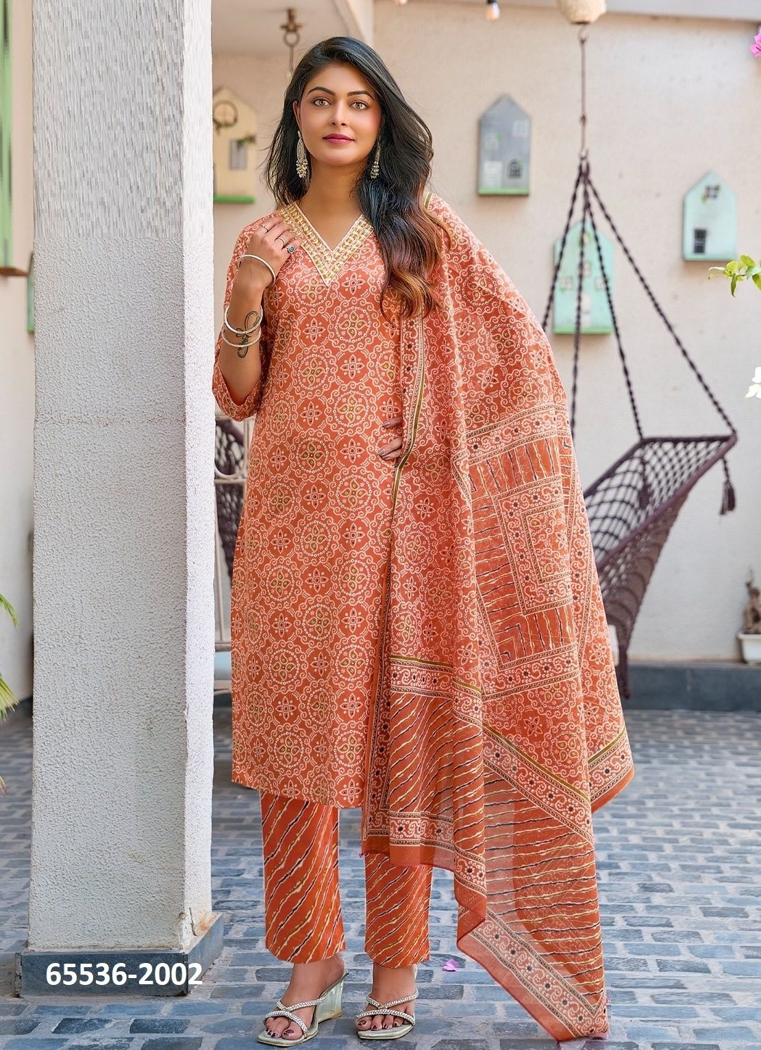 COTTON CANDY 2 - Catalog # 65536 (Set of 8 Readymade Salwar Suits)