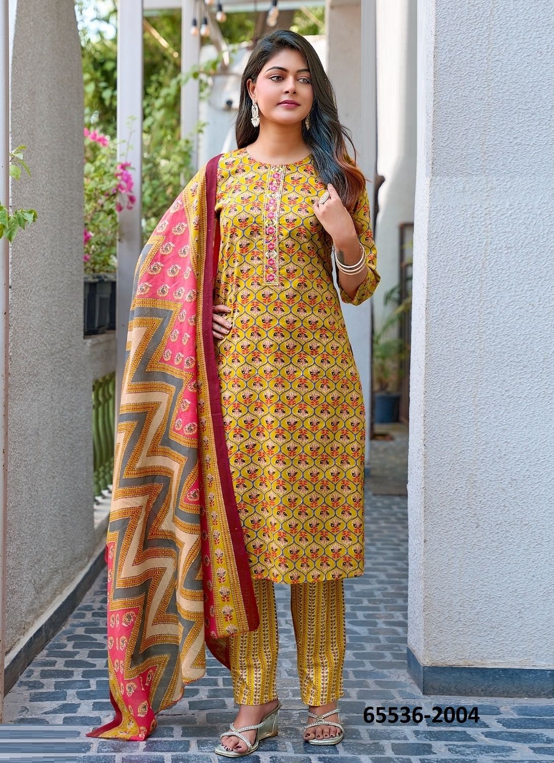 COTTON CANDY 2 - Catalog # 65536 (Set of 8 Readymade Salwar Suits)