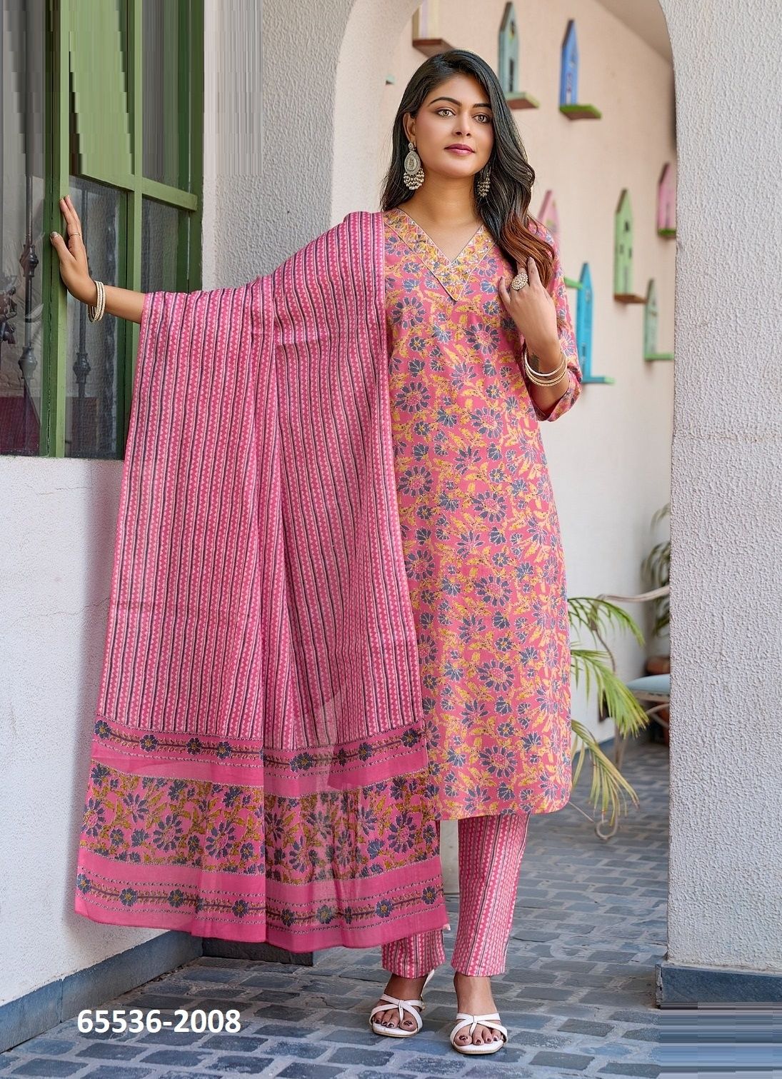 COTTON CANDY 2 - Catalog # 65536 (Set of 8 Readymade Salwar Suits)