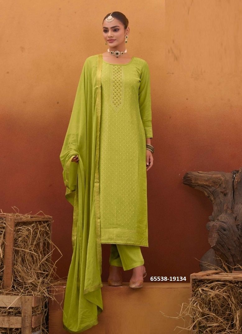 KOYAL 9 - Catalog # 65538 (Set of 6 Semi-Stitched / Un-Stitched Suits)