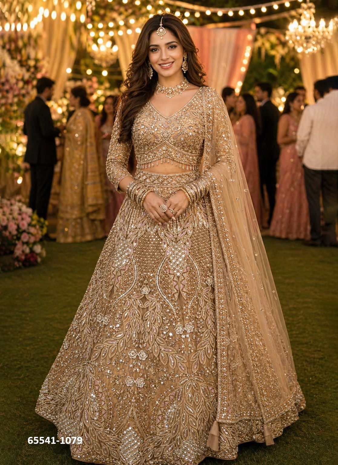 INDRI - Catalog # 65541 (Set of 2 Readymade Lehengas) INDRI - Catalog # 65541 (Set of 2 Readymade Lehengas)
