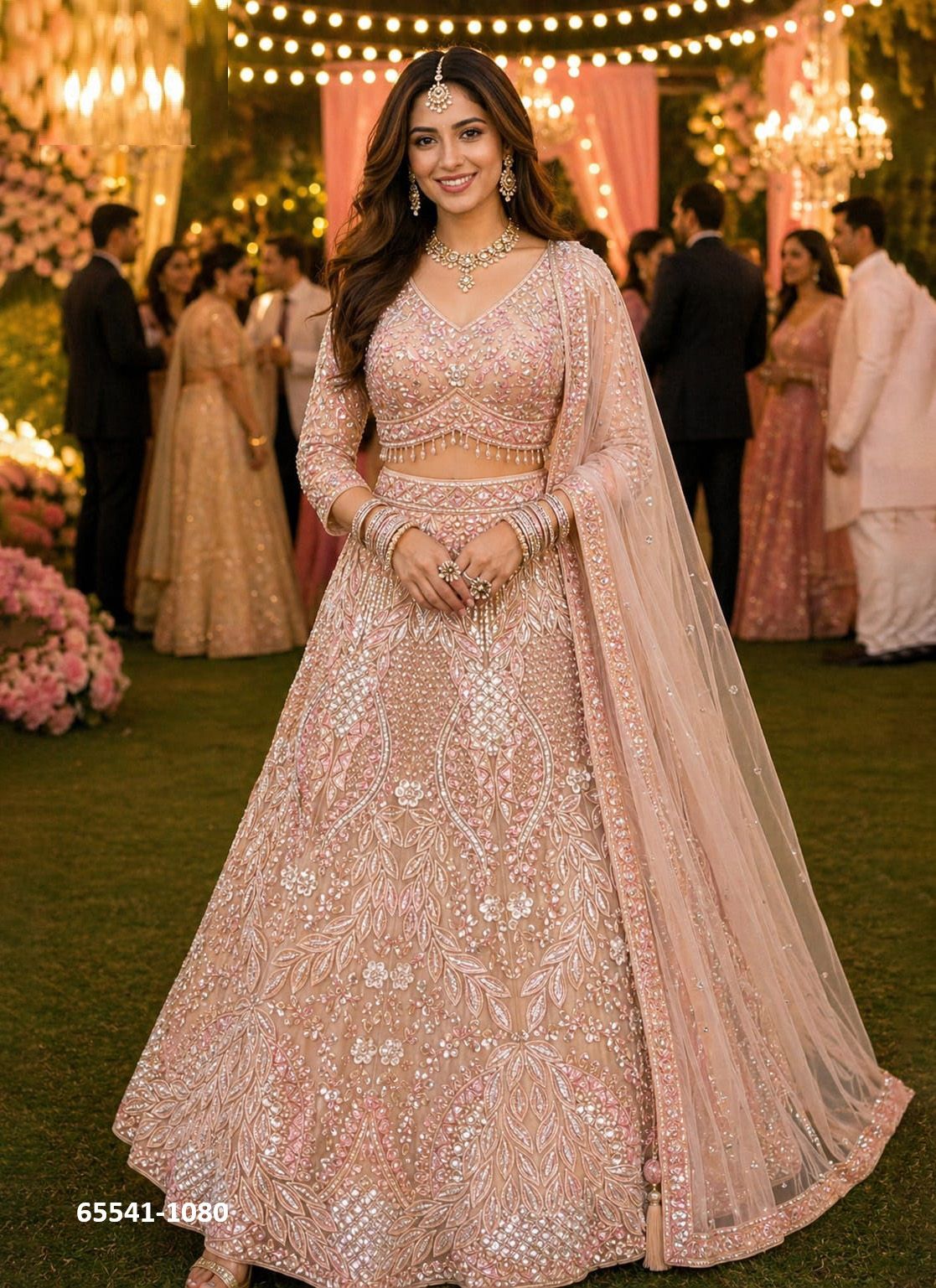 INDRI - Catalog # 65541 (Set of 2 Readymade Lehengas) INDRI - Catalog # 65541 (Set of 2 Readymade Lehengas)