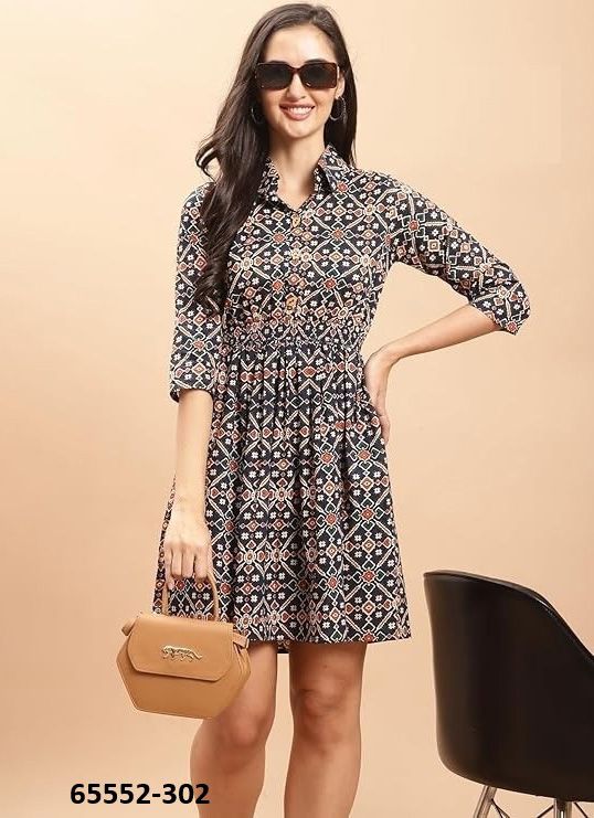 SERIES 301 - Catalog # 65552 (Set of 6 Readymade Women's Kurtis / Tops)