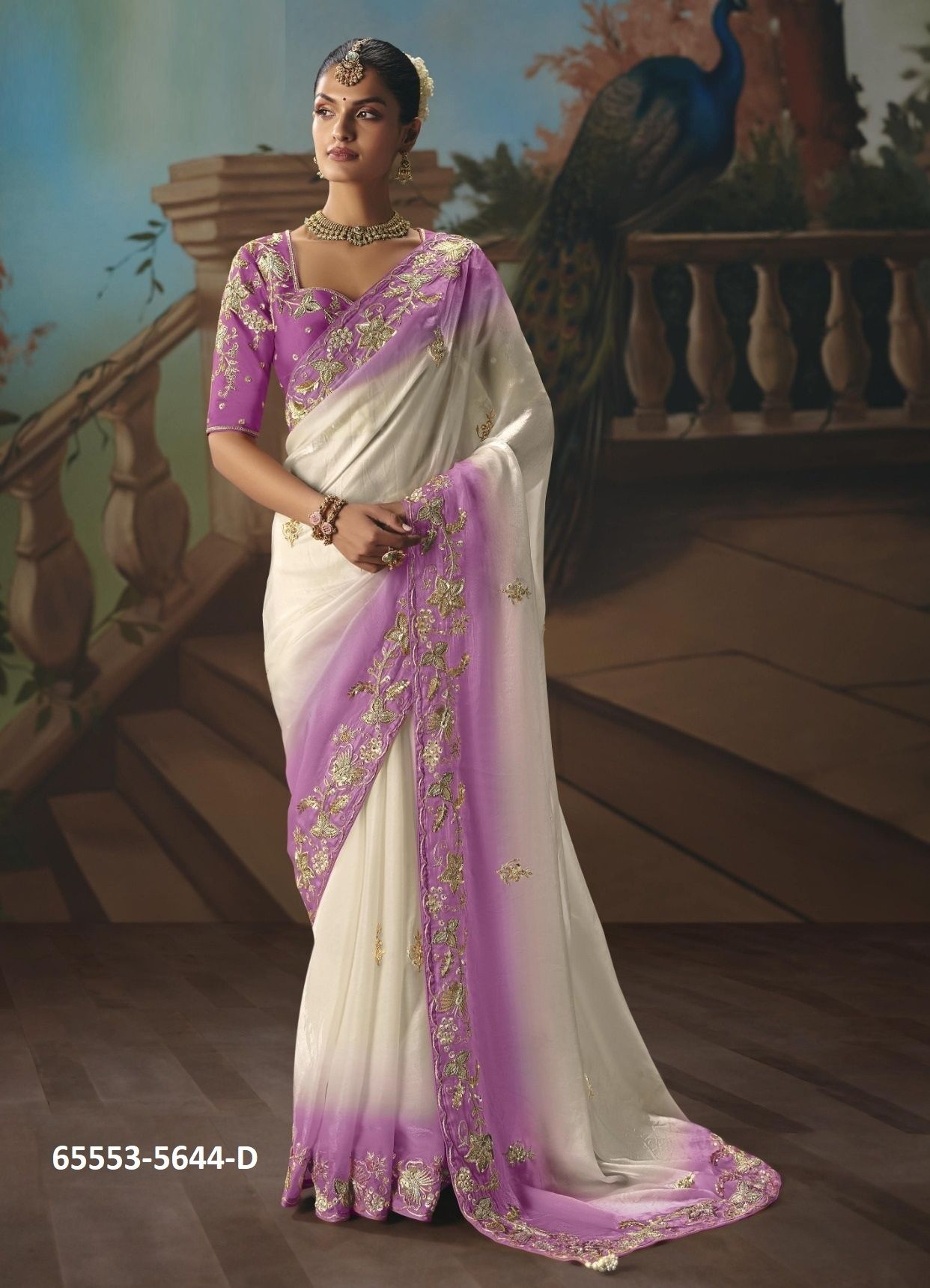 SERIES 5644 - Catalog # 65553 (Set of 7 Sarees)