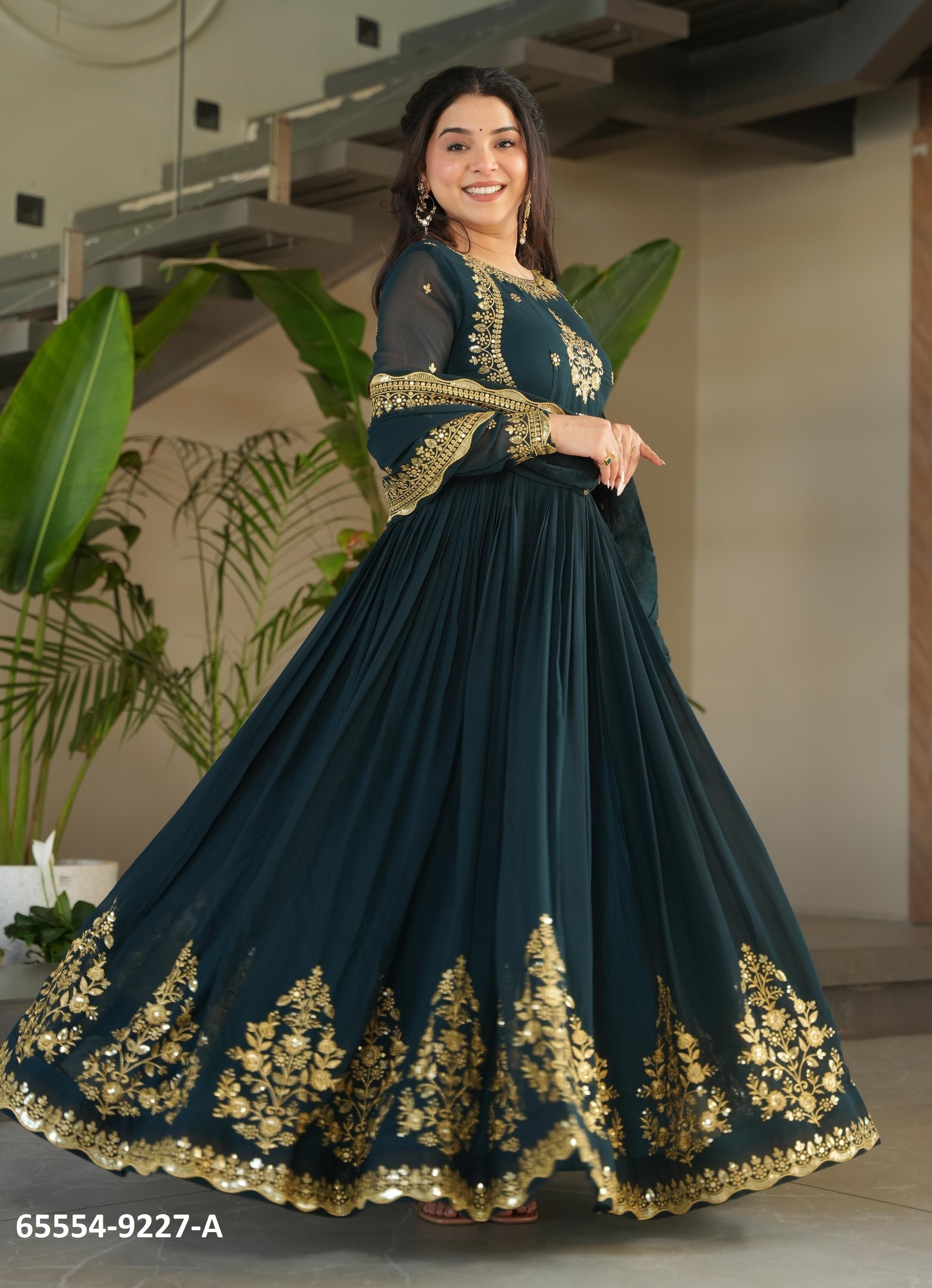 SERIES 9227 - Catalog # 65554 (Set of 2 Readymade Gowns) SERIES 9227 - Catalog # 65554 (Set of 2 Readymade Gowns)