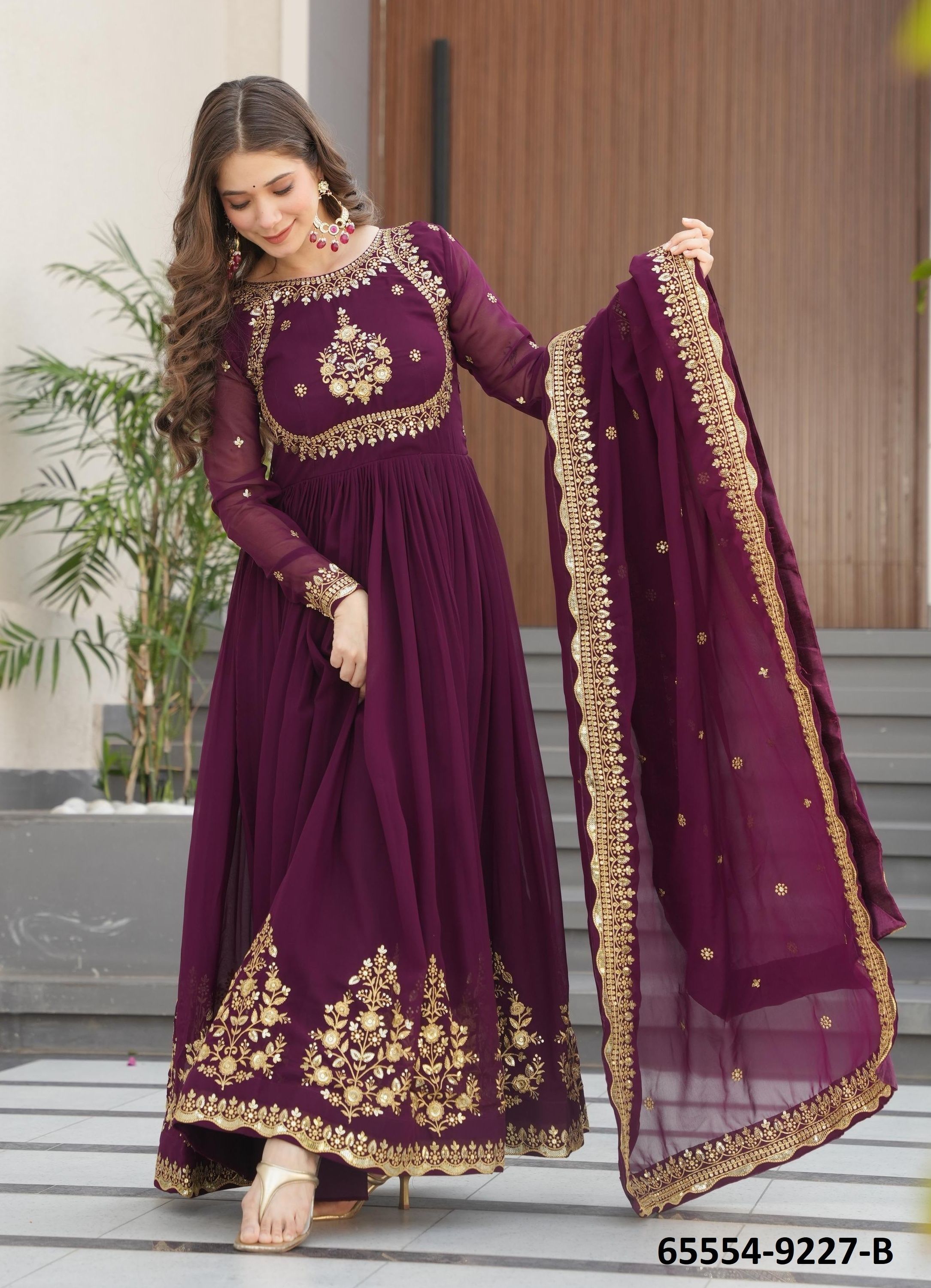SERIES 9227 - Catalog # 65554 (Set of 2 Readymade Gowns) SERIES 9227 - Catalog # 65554 (Set of 2 Readymade Gowns)