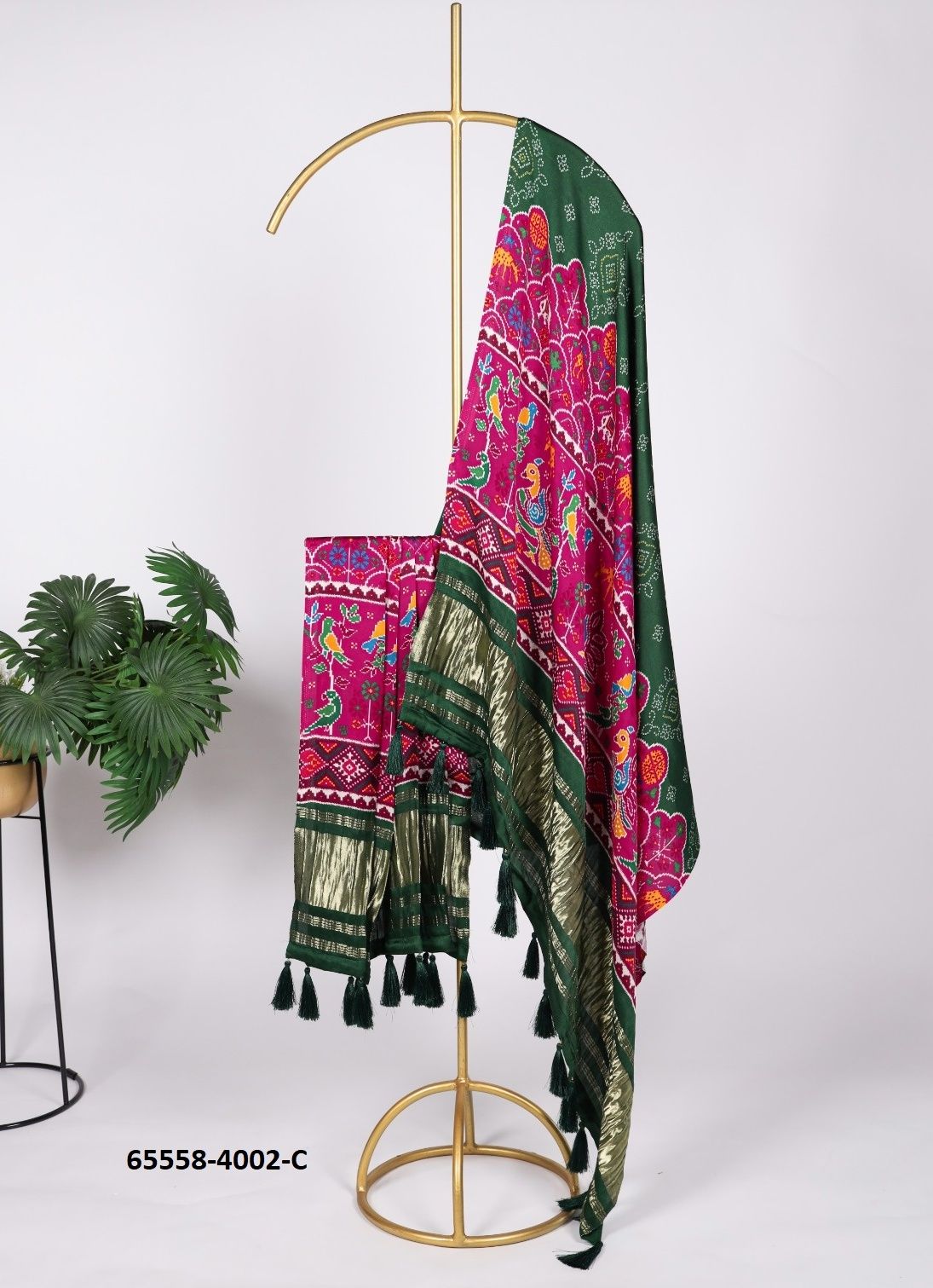 PURE GAJJI SILK DUPATTA - Catalog # 65558 (Set of 8 Only Dupattas) PURE GAJJI SILK DUPATTA - Catalog # 65558 (Set of 8 Only Dupattas)
