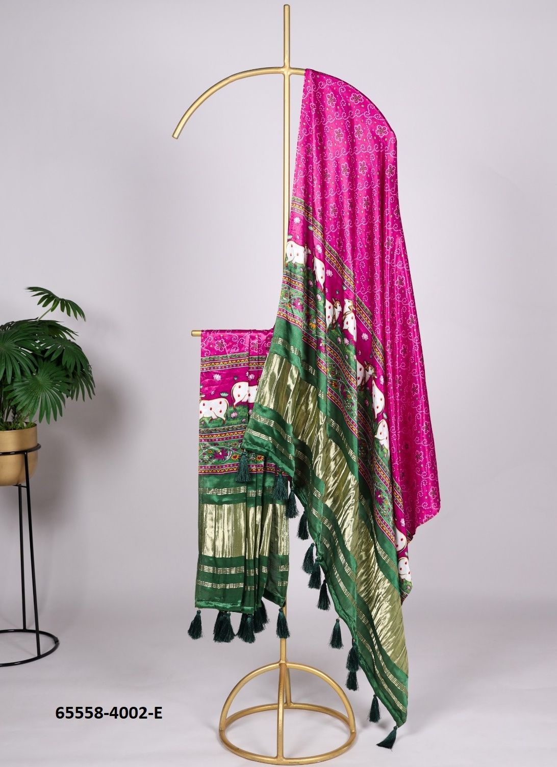 PURE GAJJI SILK DUPATTA - Catalog # 65558 (Set of 8 Only Dupattas) PURE GAJJI SILK DUPATTA - Catalog # 65558 (Set of 8 Only Dupattas)
