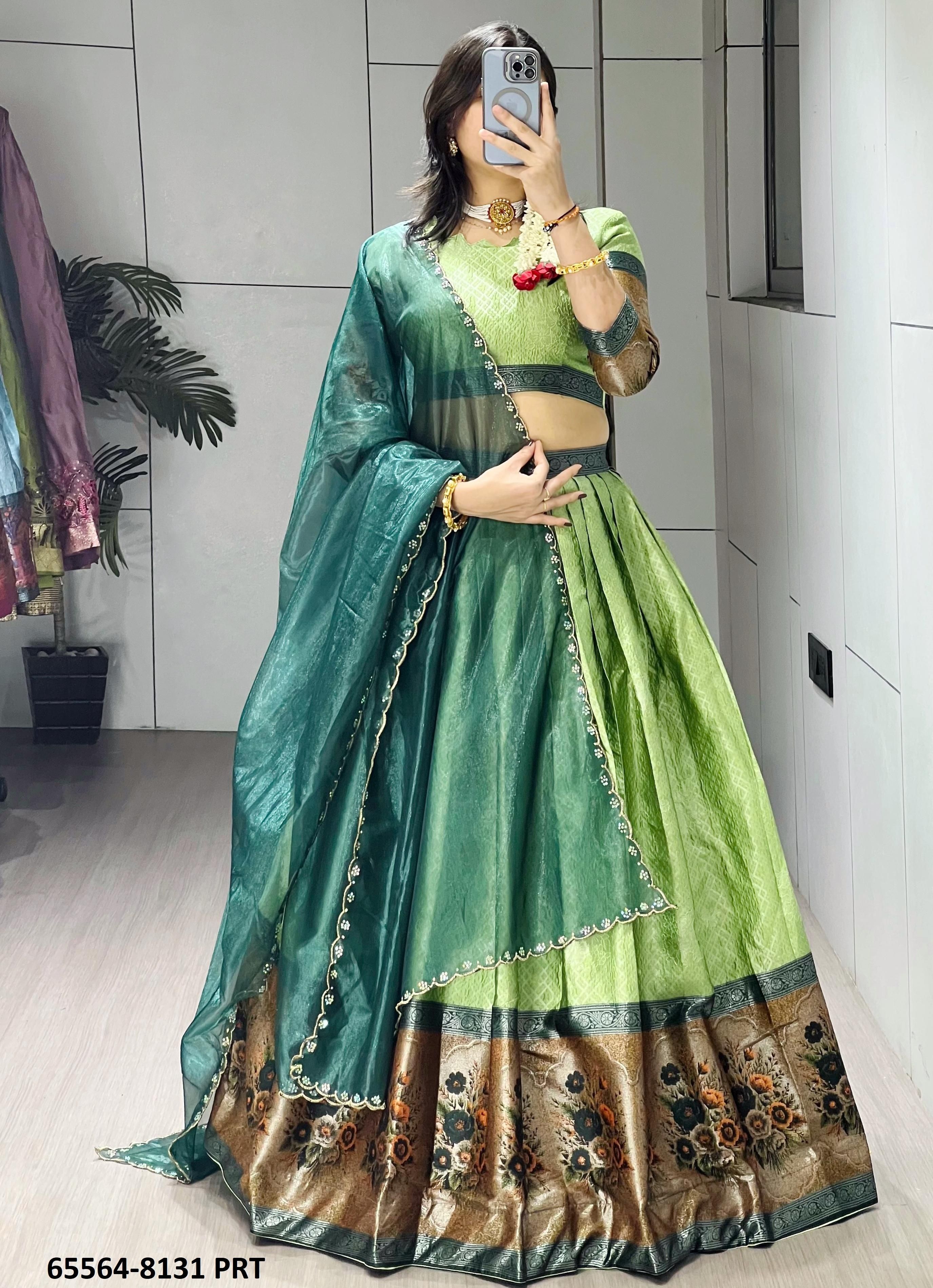 SERIES 8131 - Catalog # 65564 (Set of 2 Semi-Stitched Lehengas) SERIES 8131 - Catalog # 65564 (Set of 2 Semi-Stitched Lehengas)