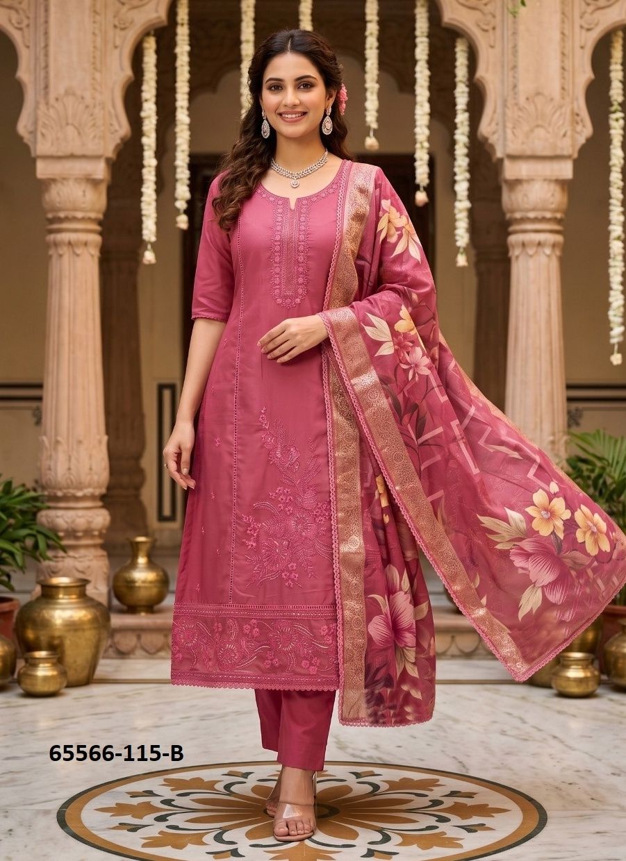 ROOHAA 15 - Catalog # 65566 (Set of 3 Readymade Salwar Suits) ROOHAA 15 - Catalog # 65566 (Set of 3 Readymade Salwar Suits)