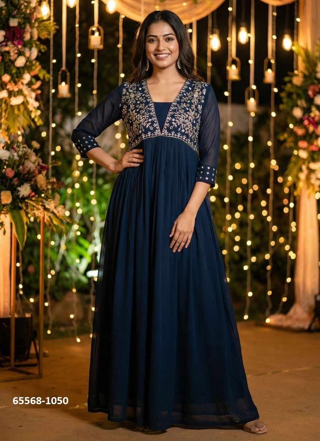 AMAYRA - Catalog # 65568 (Set of 7 Readymade Gowns) AMAYRA - Catalog # 65568 (Set of 7 Readymade Gowns)