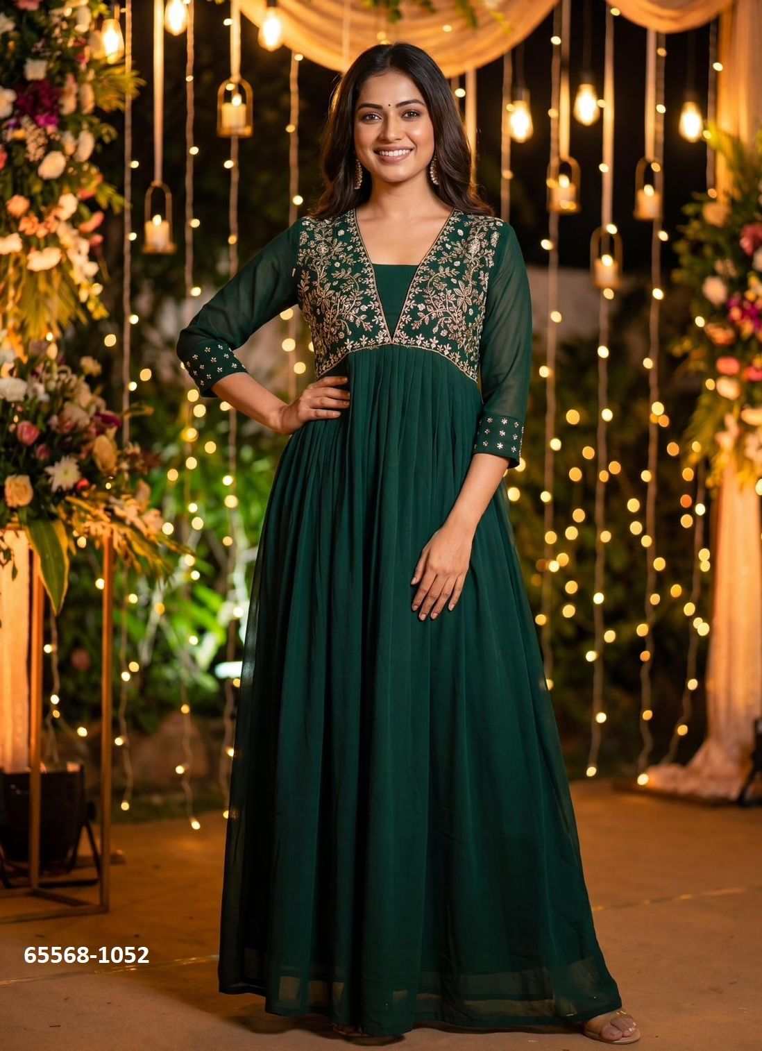 AMAYRA - Catalog # 65568 (Set of 7 Readymade Gowns) AMAYRA - Catalog # 65568 (Set of 7 Readymade Gowns)