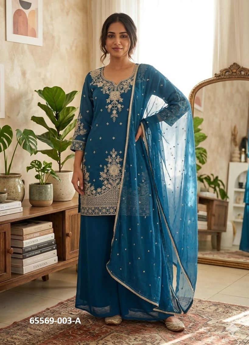 LUXURY EDIT 003 - Catalog # 65569 (Set of 2 Readymade Salwar Suits) LUXURY EDIT 003 - Catalog # 65569 (Set of 2 Readymade Salwar Suits)