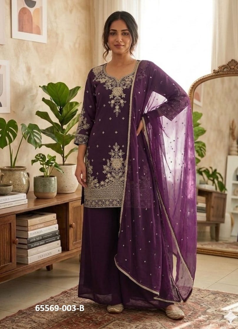 LUXURY EDIT 003 - Catalog # 65569 (Set of 2 Readymade Salwar Suits) LUXURY EDIT 003 - Catalog # 65569 (Set of 2 Readymade Salwar Suits)