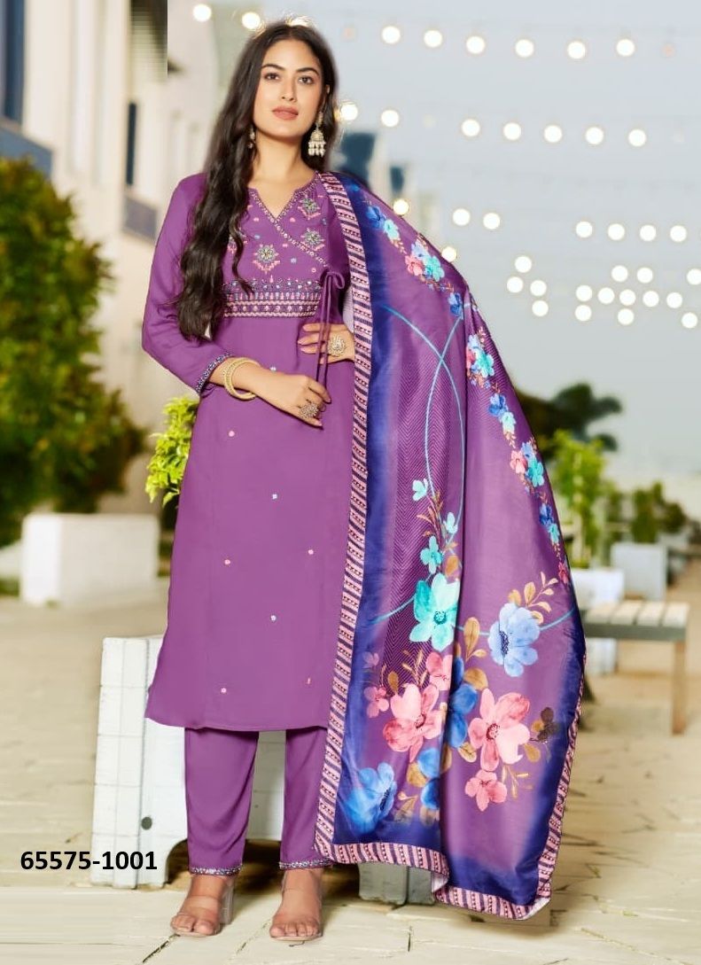 SARGAM - Catalog # 65575 (Set of 6 Readymade Salwar Suits) SARGAM - Catalog # 65575 (Set of 6 Readymade Salwar Suits)