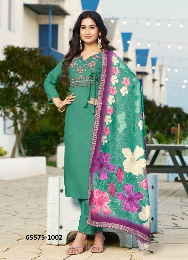 SARGAM - Catalog # 65575 (Set of 6 Readymade Salwar Suits) SARGAM - Catalog # 65575 (Set of 6 Readymade Salwar Suits)