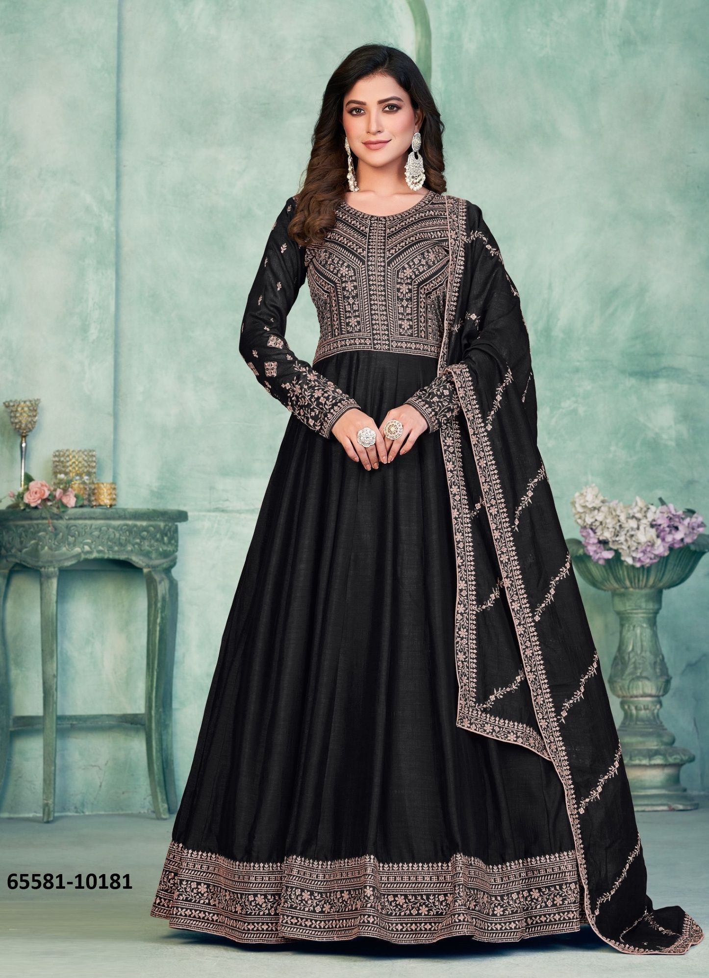 ANJUBAA 18 - Catalog # 65581 (Set of 4 Readymade Salwar Suits) ANJUBAA 18 - Catalog # 65581 (Set of 4 Readymade Salwar Suits)