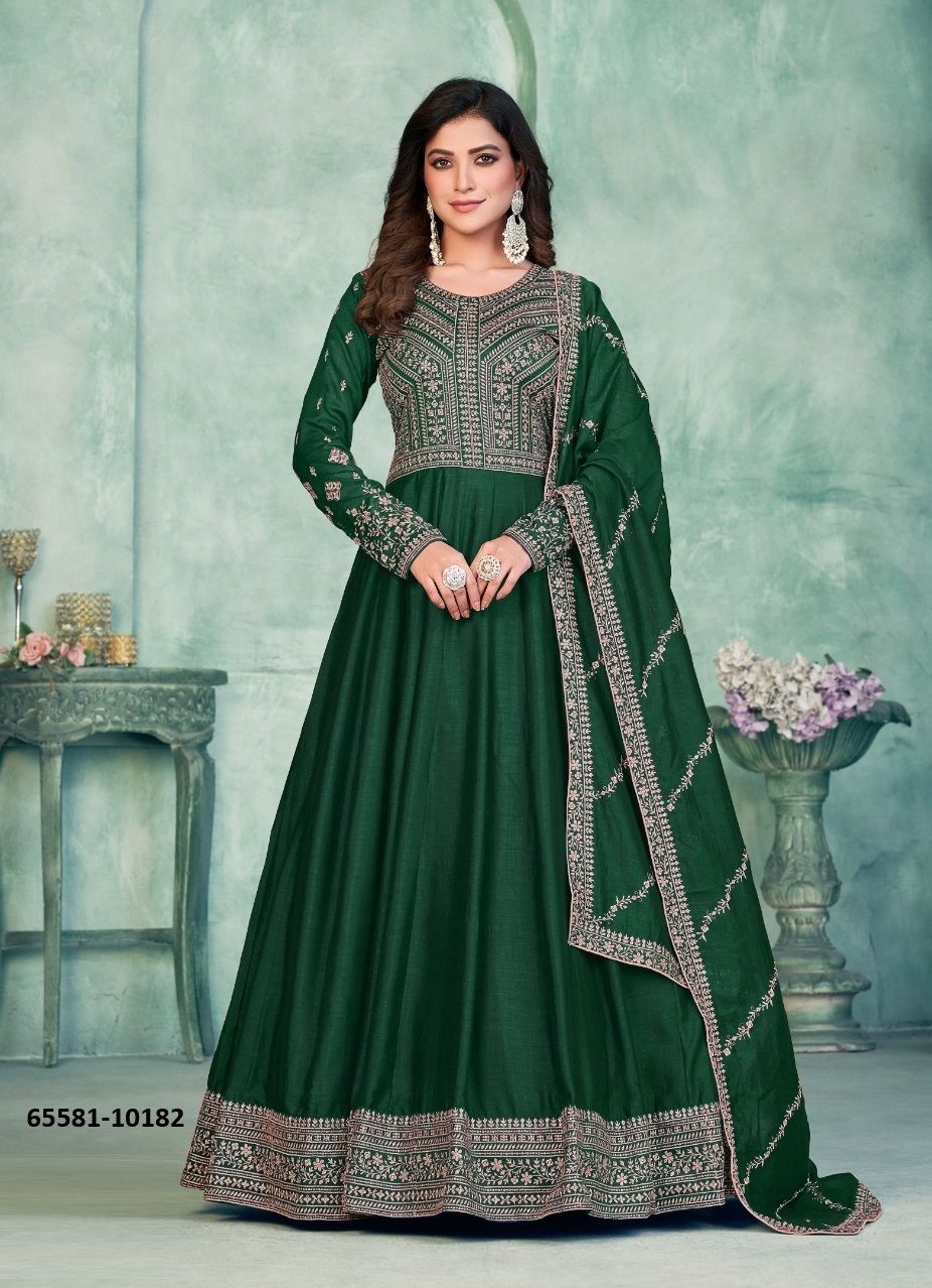 ANJUBAA 18 - Catalog # 65581 (Set of 4 Readymade Salwar Suits) ANJUBAA 18 - Catalog # 65581 (Set of 4 Readymade Salwar Suits)