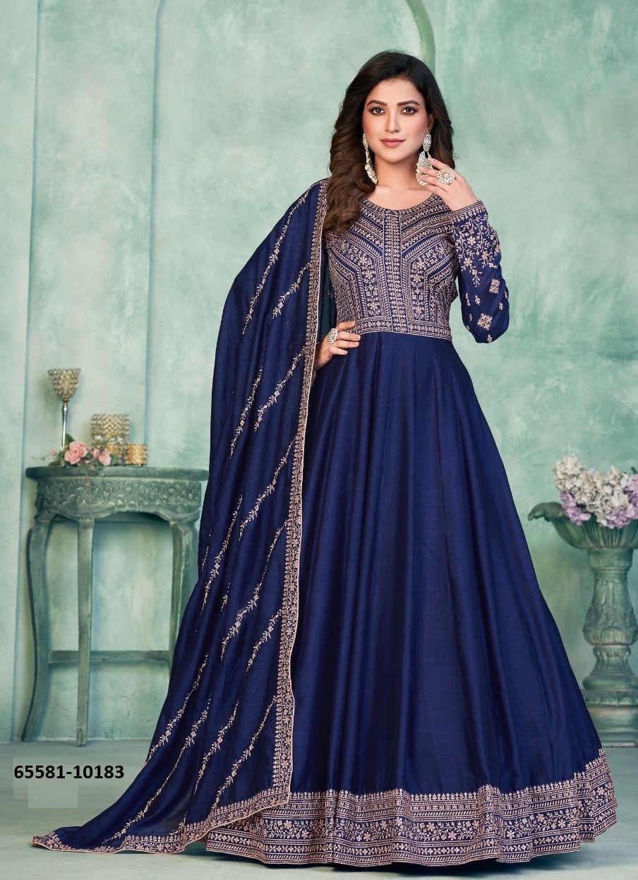 ANJUBAA 18 - Catalog # 65581 (Set of 4 Readymade Salwar Suits) ANJUBAA 18 - Catalog # 65581 (Set of 4 Readymade Salwar Suits)