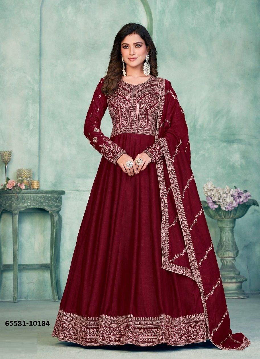 ANJUBAA 18 - Catalog # 65581 (Set of 4 Readymade Salwar Suits) ANJUBAA 18 - Catalog # 65581 (Set of 4 Readymade Salwar Suits)
