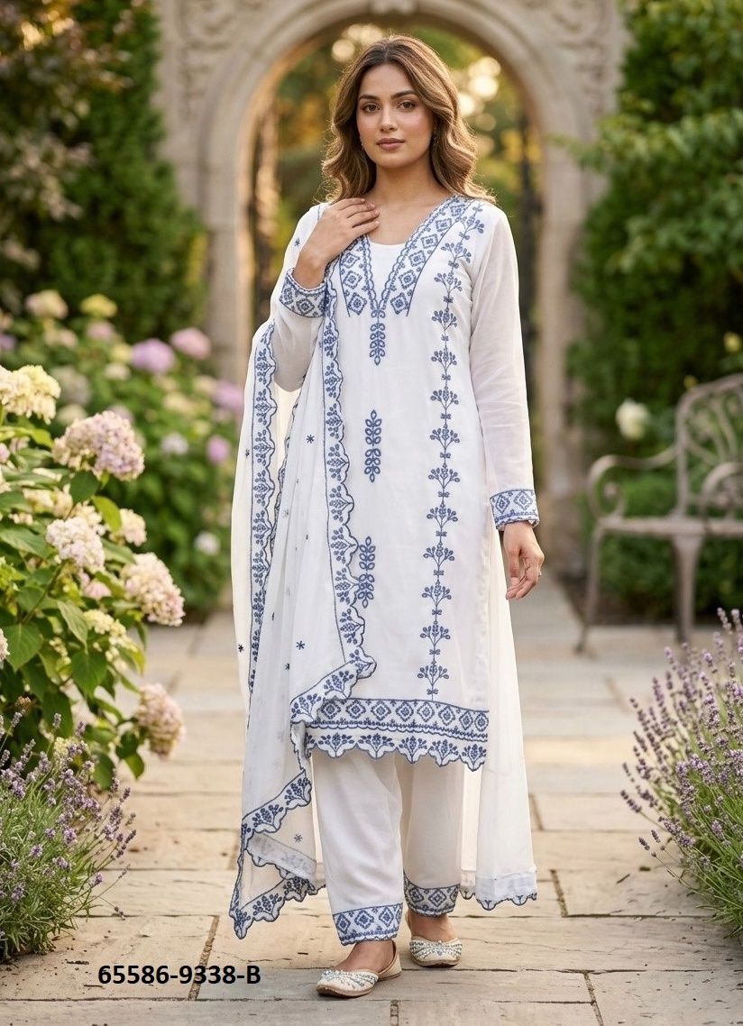 SERIES 9338 - Catalog # 65586 (Set of 2 Readymade Salwar Suits)