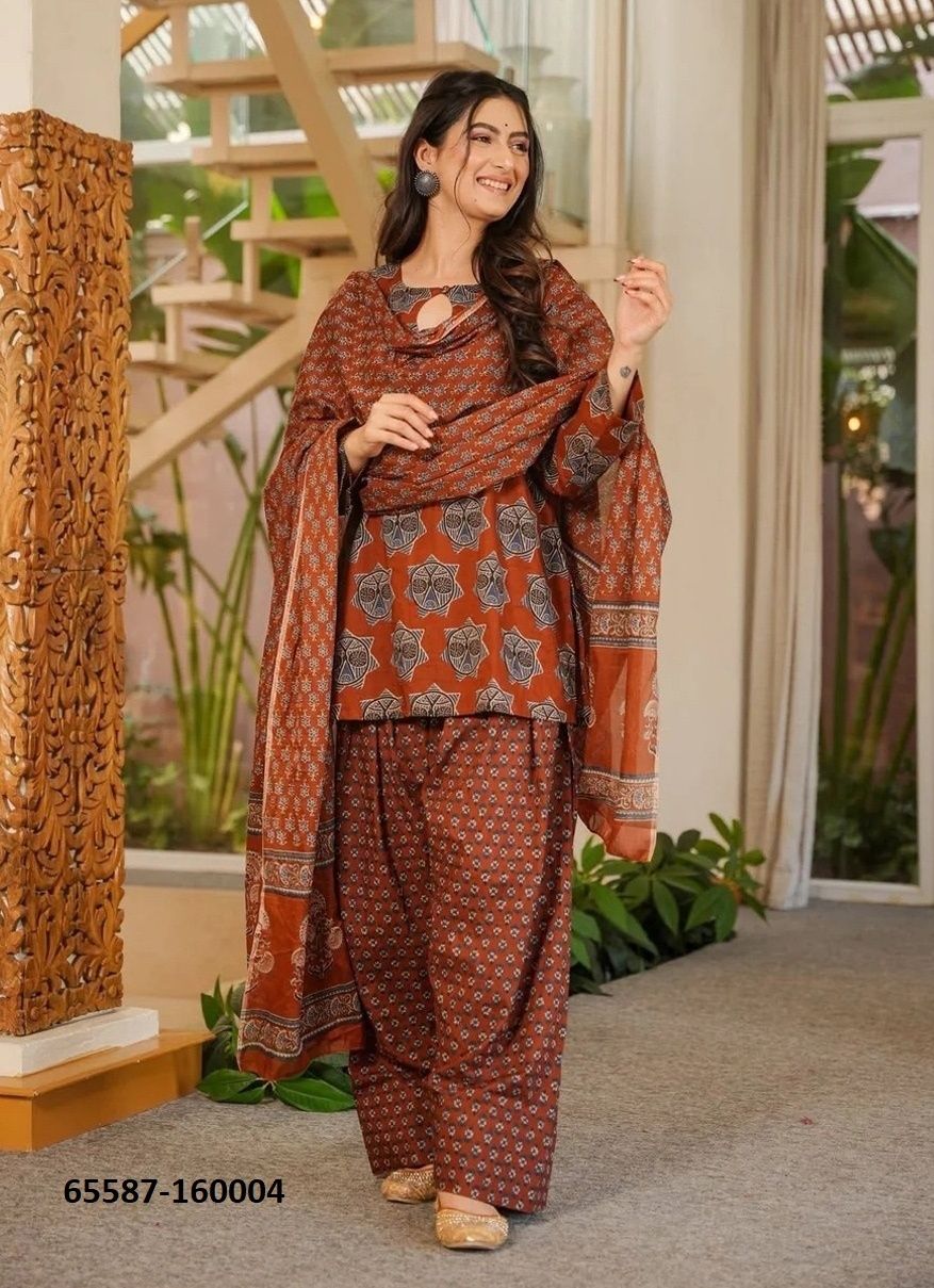 DEVI 16 - Catalog # 65587 (Set of 4 Readymade Salwar Suits)