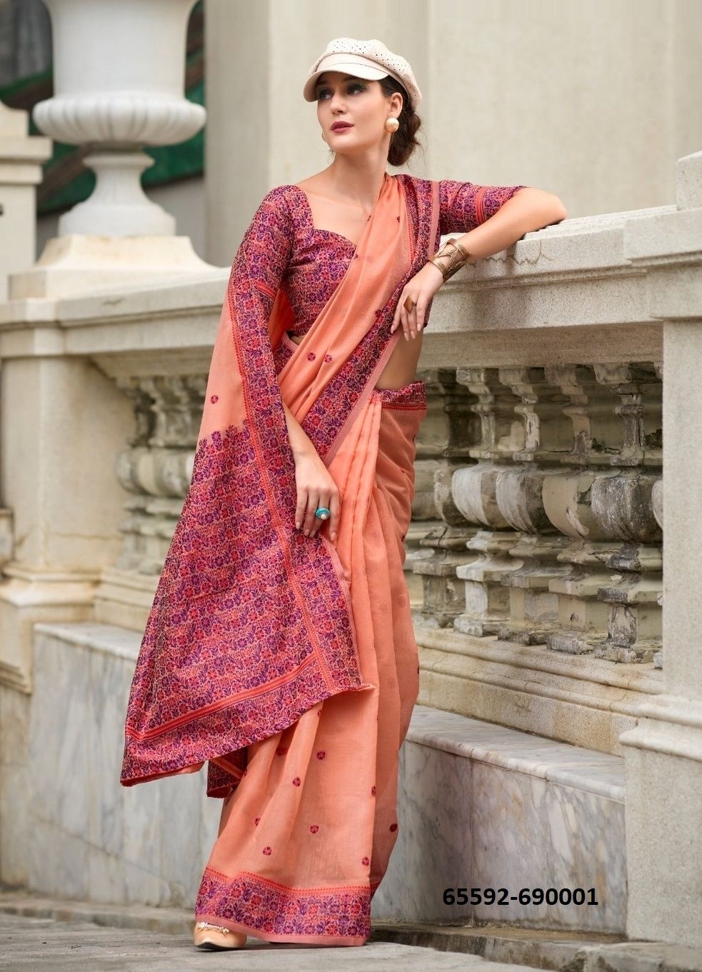 PRAJANYA - Catalog # 65592 (Set of 6 Sarees) PRAJANYA - Catalog # 65592 (Set of 6 Sarees)