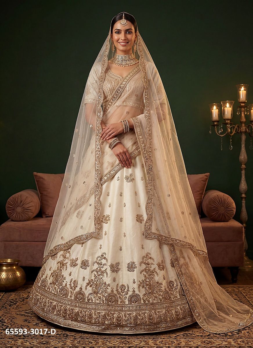 SERIES 3017 - Catalog # 65593 (Set of 4 Semi-Stitched Lehengas) SERIES 3017 - Catalog # 65593 (Set of 4 Semi-Stitched Lehengas)