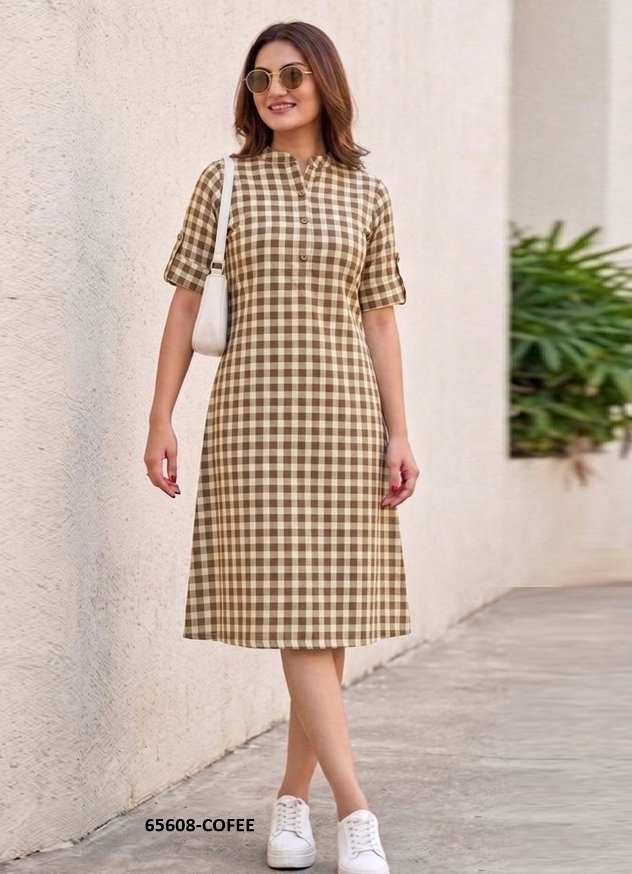 MIDI COLLECTION - Catalog # 65608 (Set of 3 Readymade Women's Kurtis / Tops) MIDI COLLECTION - Catalog # 65608 (Set of 3 Readymade Women's Kurtis / Tops)